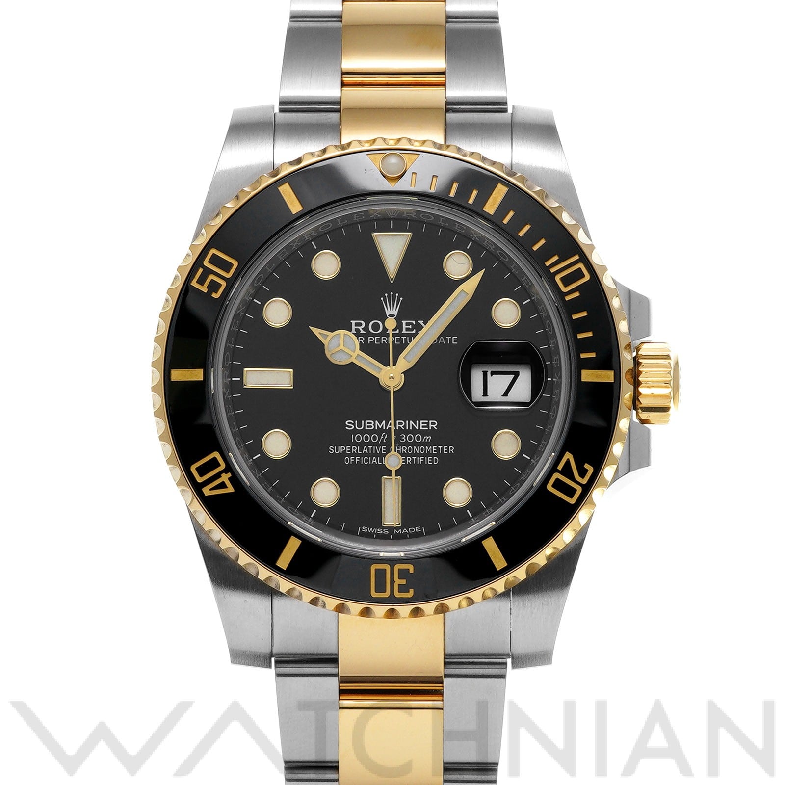 サブマリーナ デイト 116613LN ランダムシリアル ブラック ロレックス ROLEX メンズ 【中古】