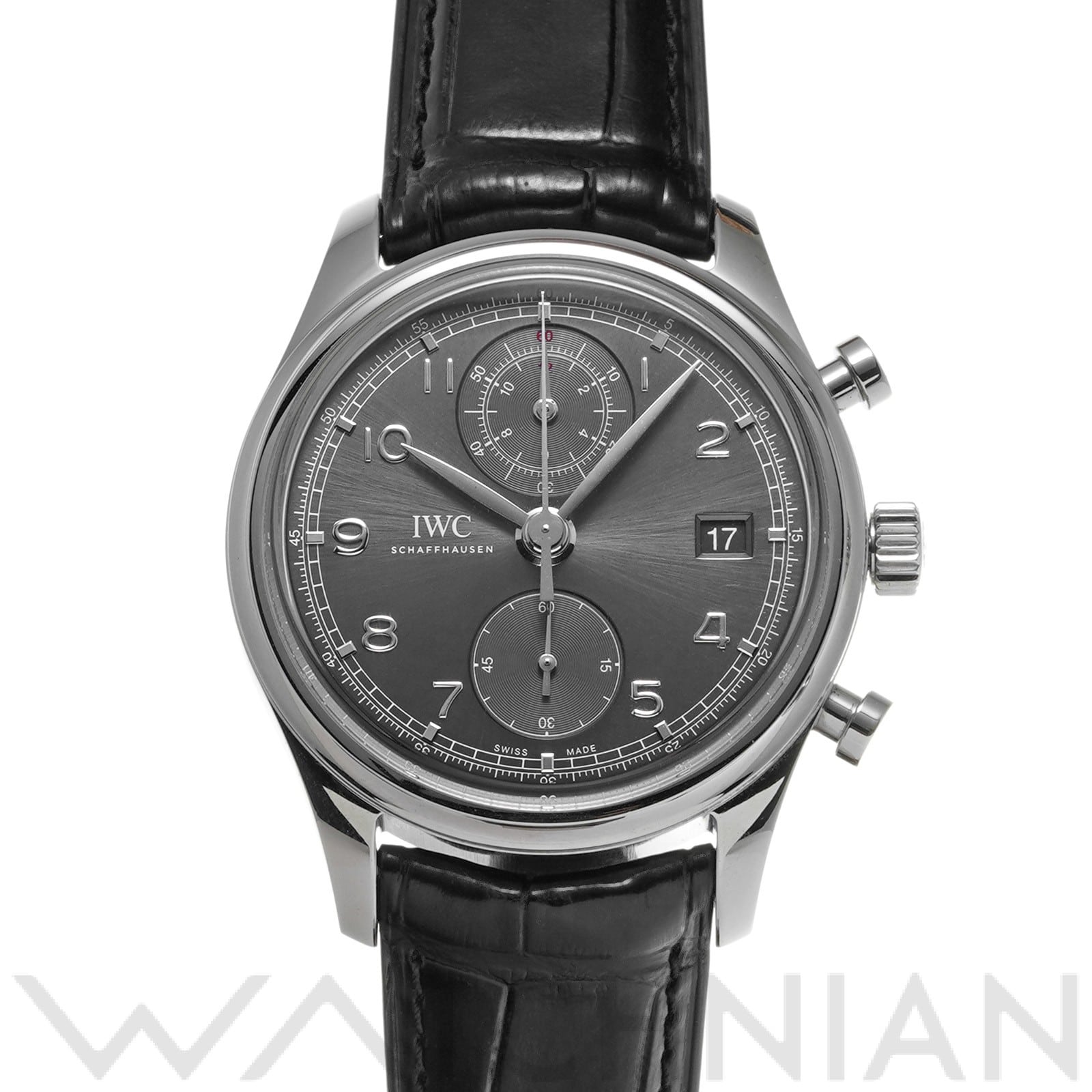 ポルトギーゼ クロノグラフ クラシック IW390404 スレート インターナショナルウォッチカンパニー IWC メンズ 【中古】