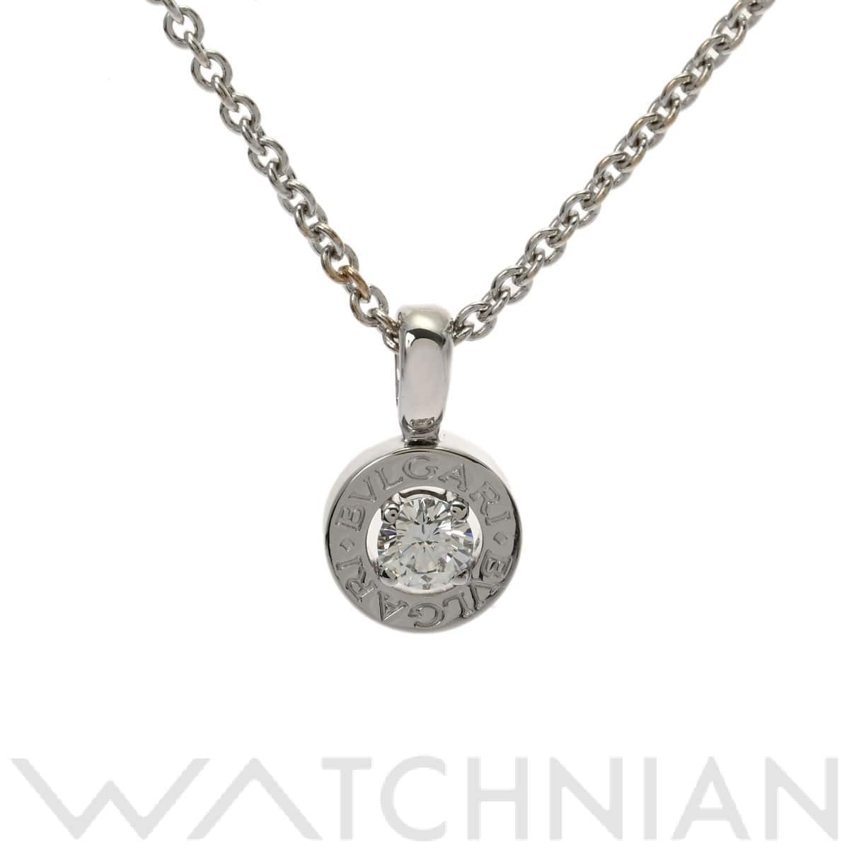 ブルガリ ブルガリブルガリネックレス 1PD シルバー K18ホワイトゴールド WG レディース ジュエリー 【中古】【jewelry】