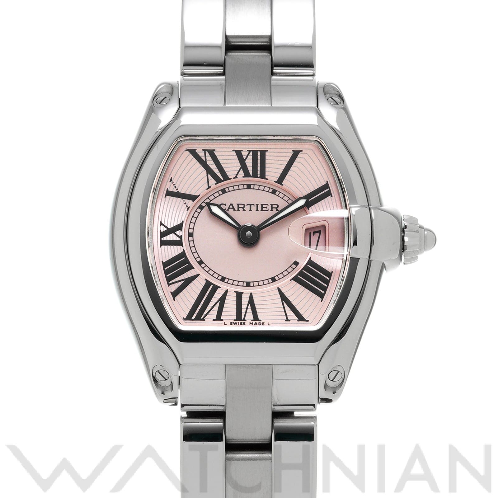カルティエ / CARTIER ロードスター SM W62017V3 ピンク レディース 時計 【中古】【wristwatch】