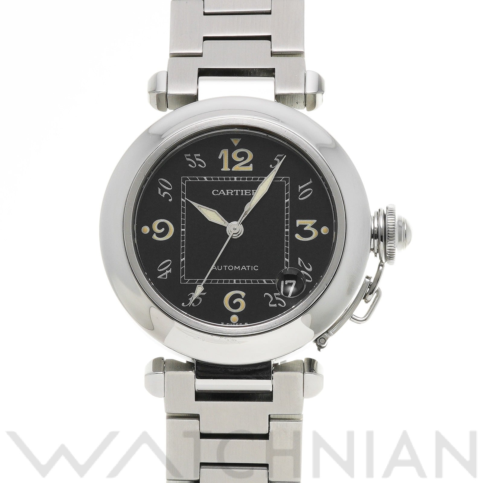 カルティエ / CARTIER パシャC W31043M7 ブラック ユニセックス 時計 【中古】【wristwatch】