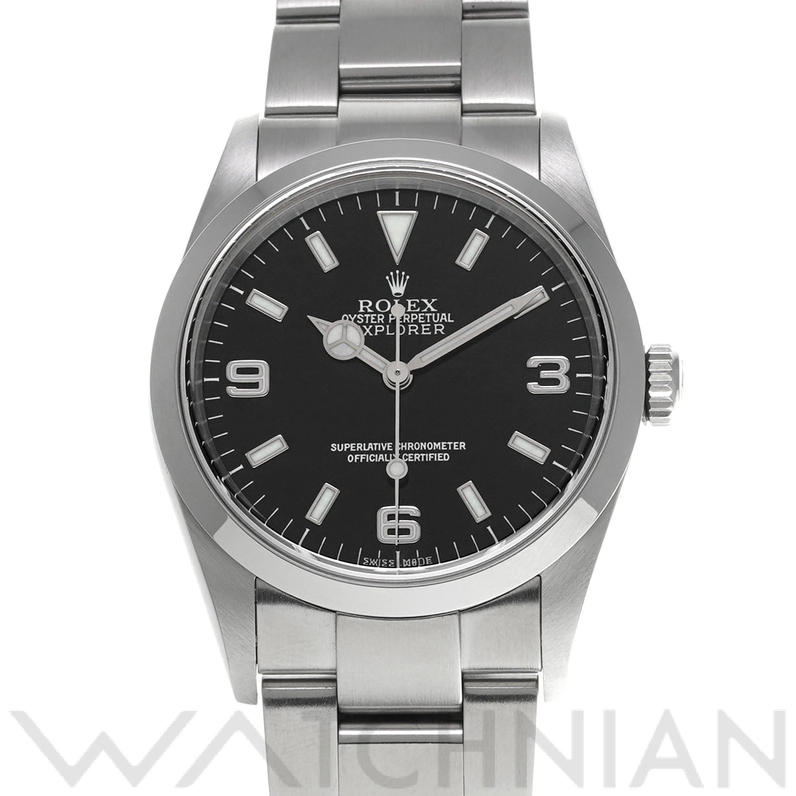 ロレックス エクスプローラー 114270 ブラック メンズ 時計 【中古】【wristwatch】