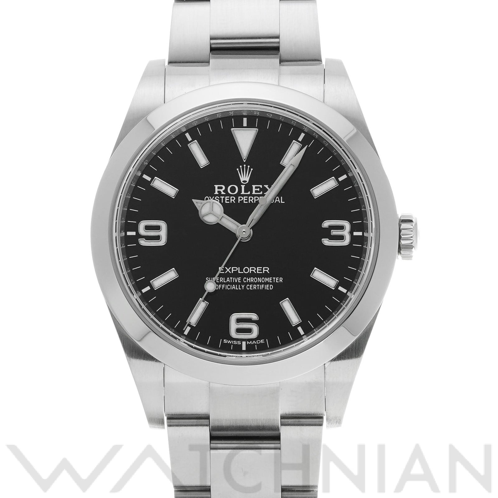 ロレックス エクスプローラー 214270 ブラック メンズ 時計 【中古】【wristwatch】