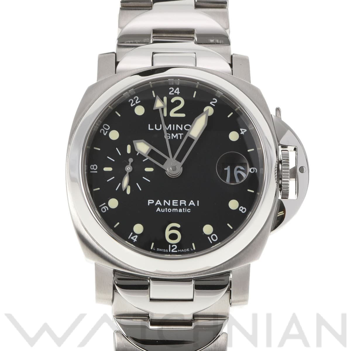 パネライ / PANERAI ルミノール GMT PAM00160 ブラック メンズ 時計 【中古】【wristwatch】