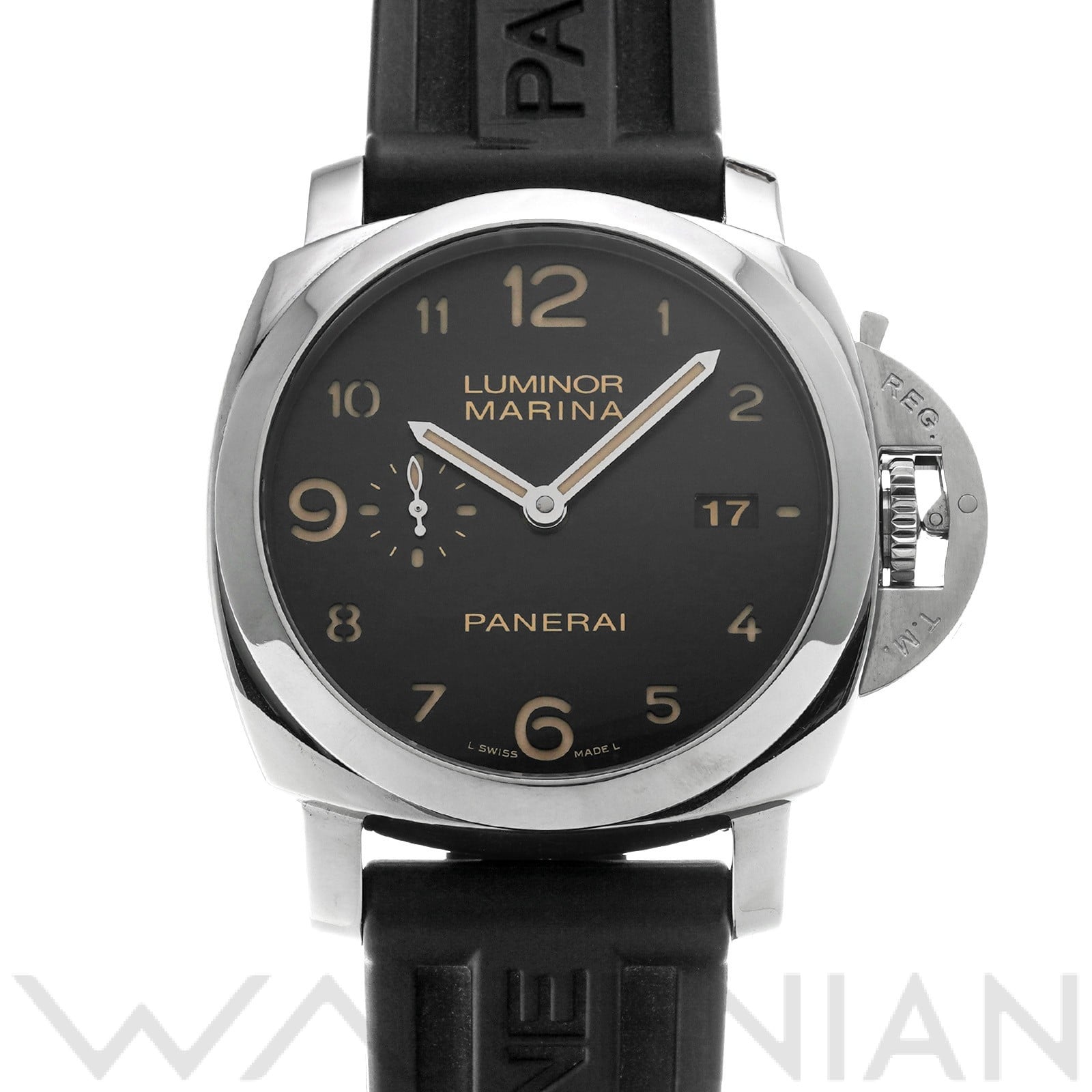ルミノールマリーナ 1950 3デイズ オートマティック PAM00359 O番(2012年製造) ブラック パネライ OFFICINE PANERAI メンズ 【中古】
