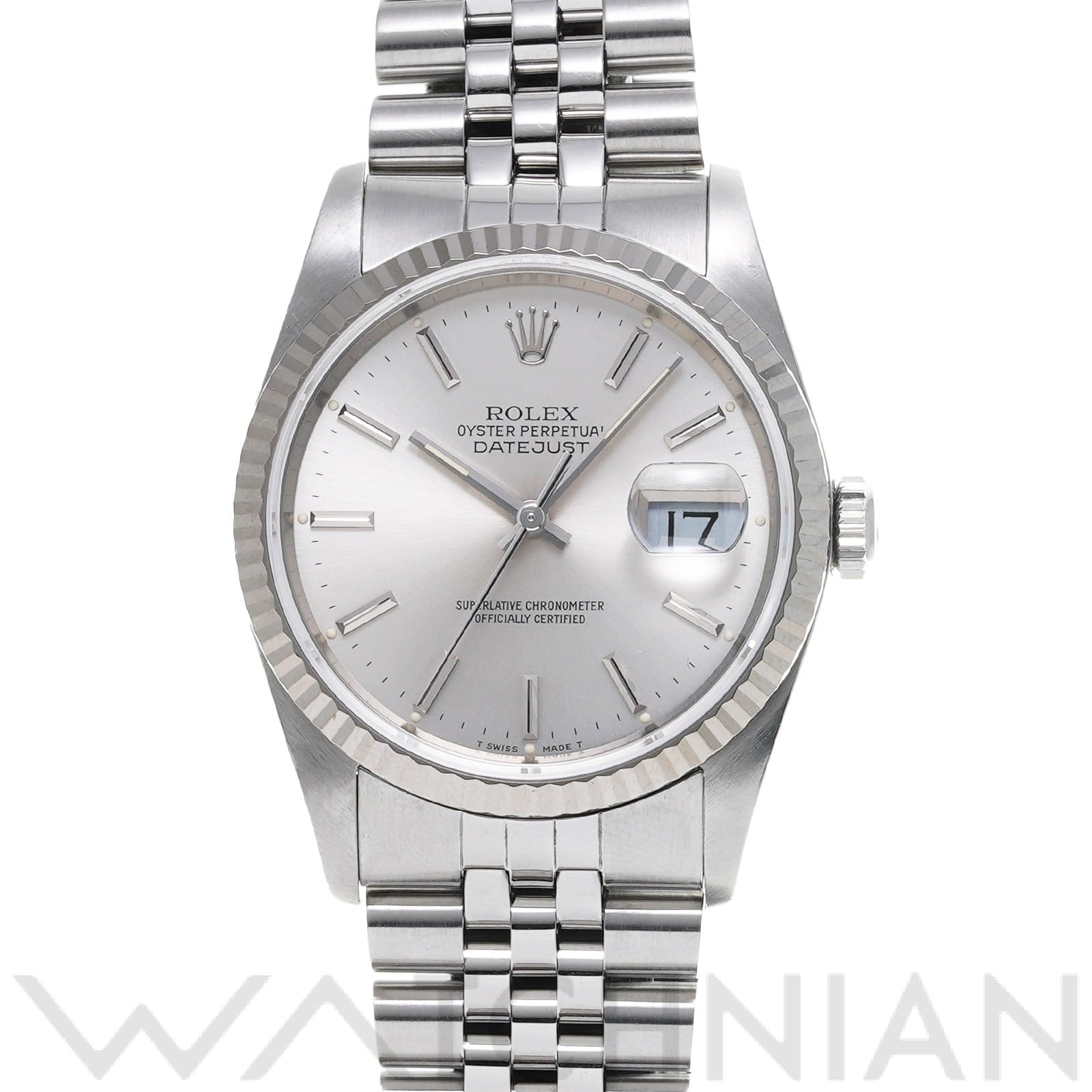 デイトジャスト 36 16234 L番(1990年頃製造) シルバー ロレックス ROLEX メンズ 【中古】:  ブランド時計｜WATCHNIAN(ウォッチニアン)公式通販/旧一風騎士