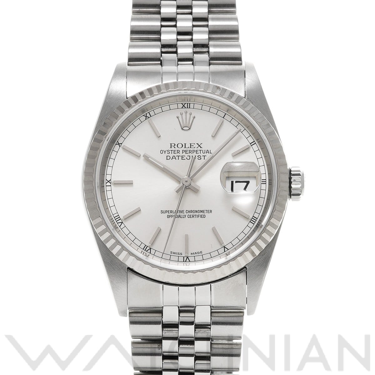 ロレックス デイトジャスト 16234 シルバー メンズ 時計 【中古】【wristwatch】