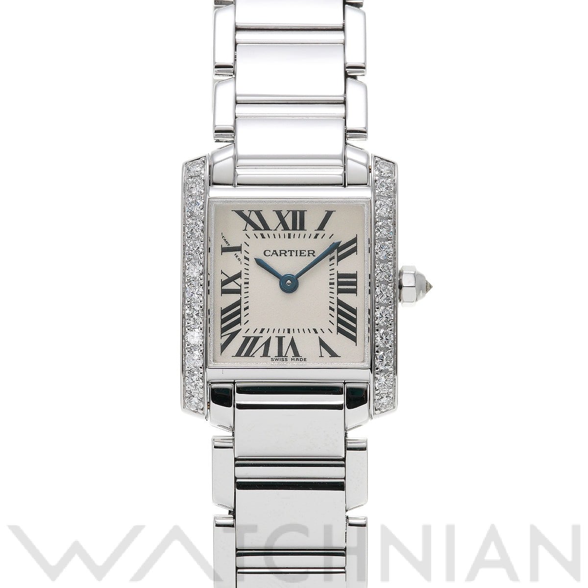 カルティエ / CARTIER タンク フランセーズ SM WE1002S3 シルバー レディース 時計 【中古】【wristwatch】