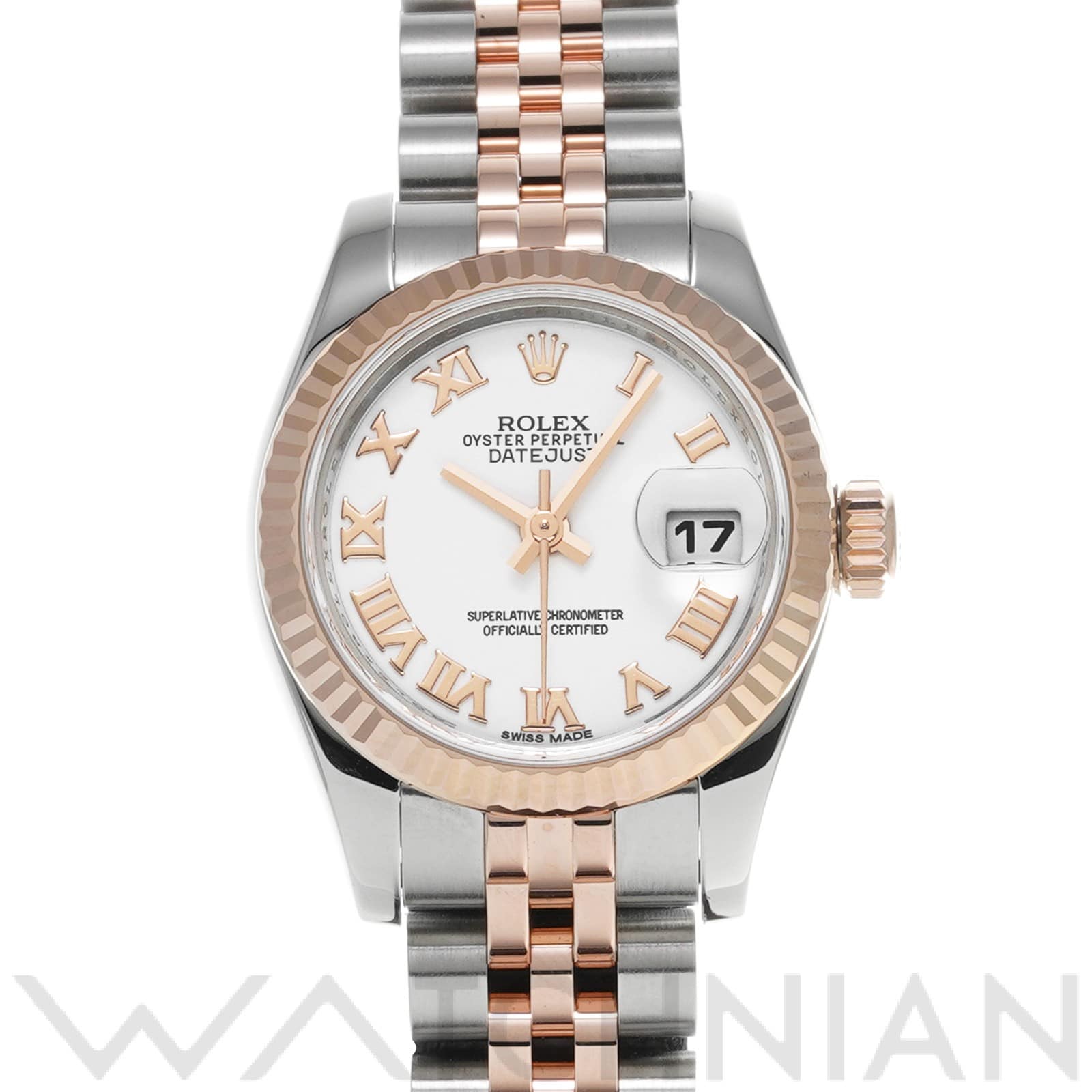 ロレックス レディ デイトジャスト 26 179171 ホワイト レディース 時計 【中古】【wristwatch】