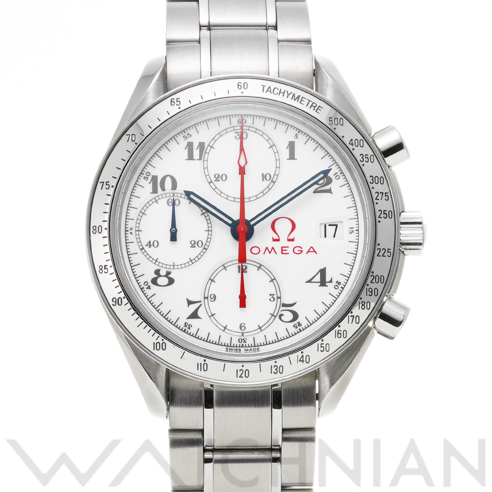 オメガ / OMEGA スピードマスター デイト 3515.20 ホワイト メンズ 時計 【中古】【wristwatch】