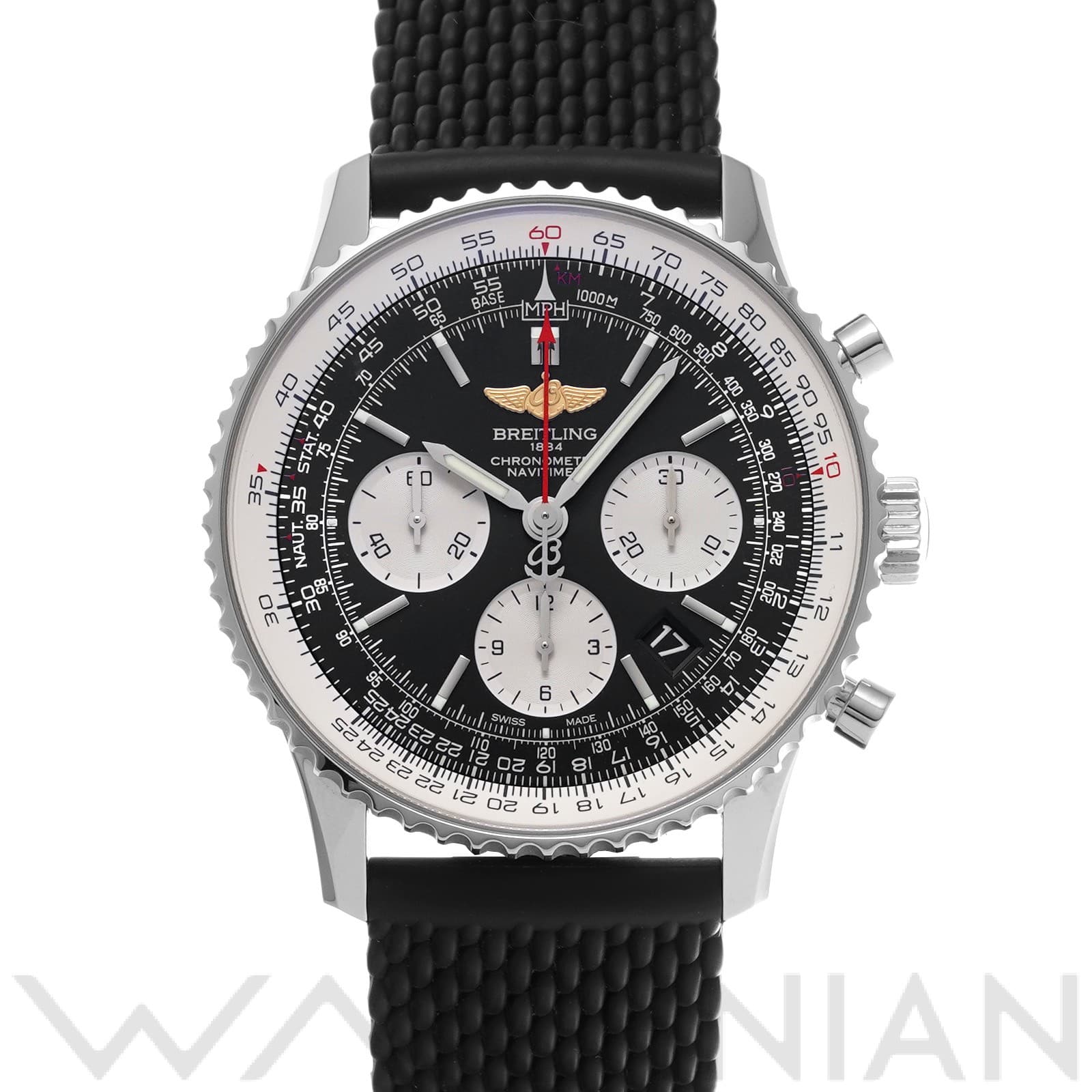 ナビタイマー 01 AB012012/BB01 ブラック/シルバー ブライトリング BREITLING メンズ 【中古】