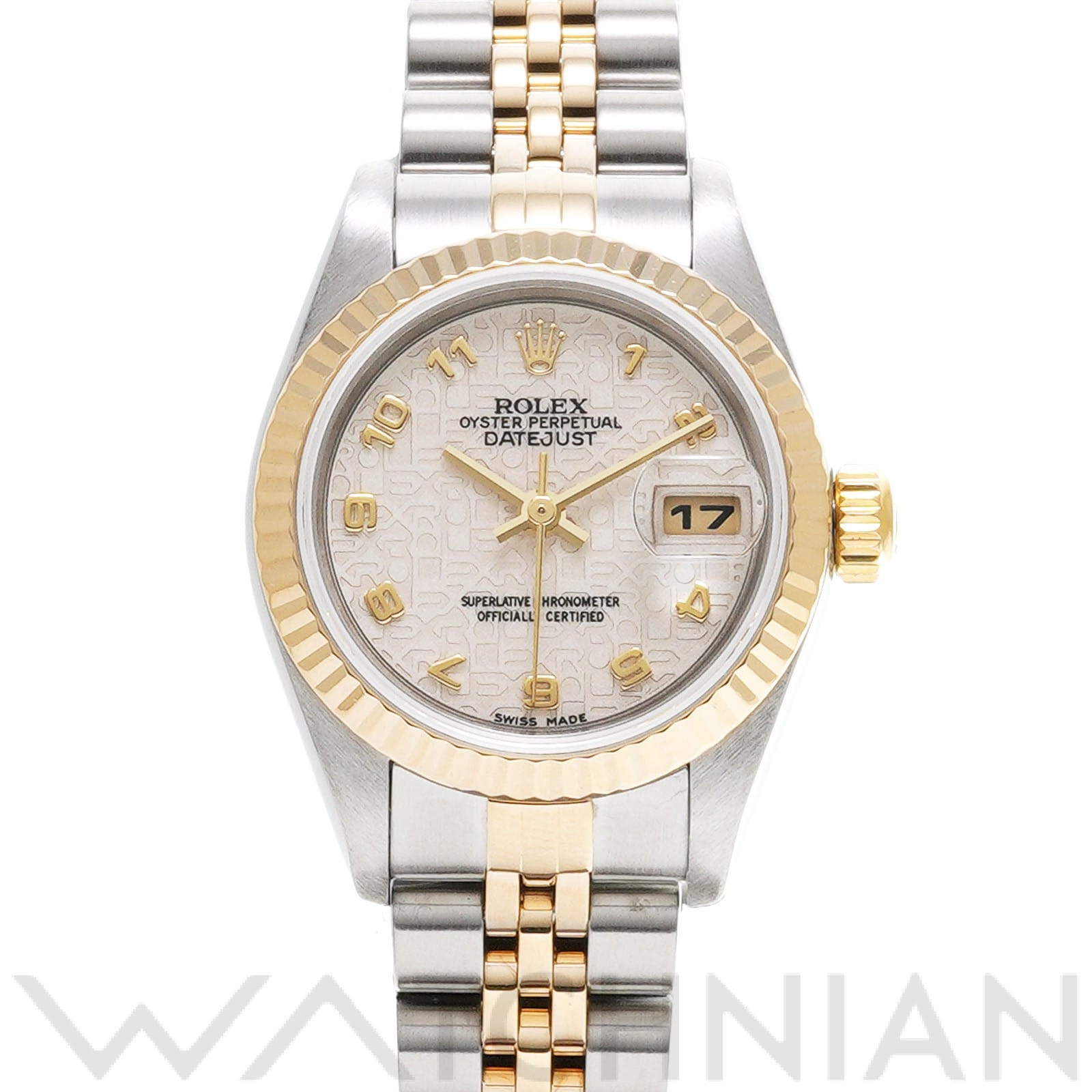 ロレックス デイトジャスト 79173 アイボリーコンピュータ レディース 時計 【中古】【wristwatch】