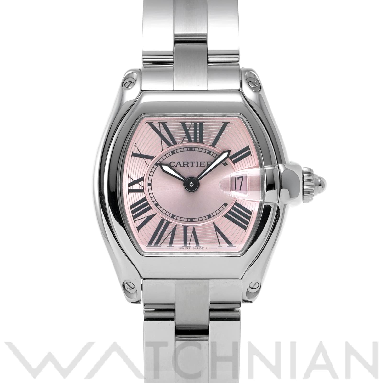 カルティエ / CARTIER ロードスター SM W62017V3 ピンク レディース 時計 【中古】【wristwatch】