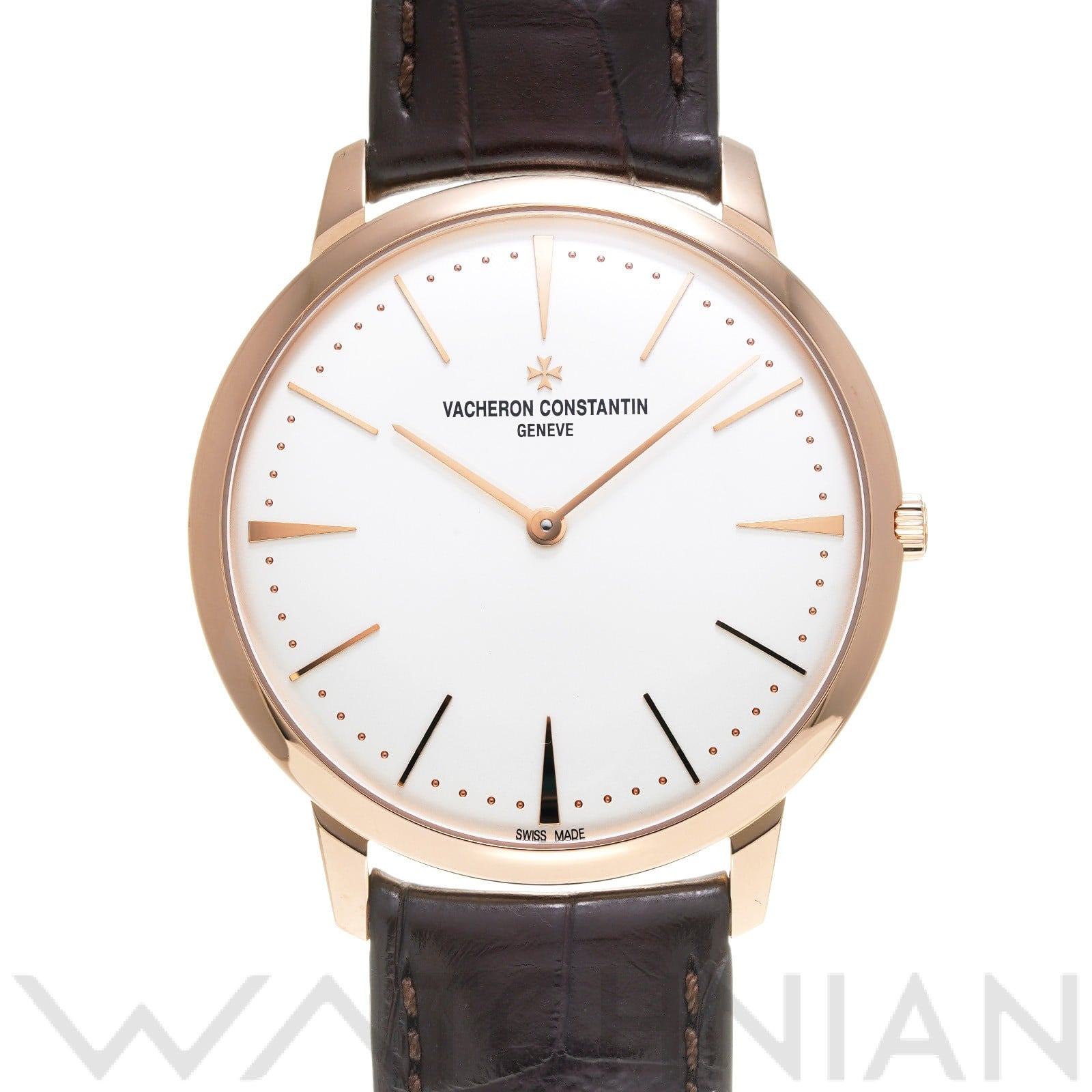 パトリモニー マニュアルワインディング 81180/000R-9159 シルバー ヴァシュロン コンスタンタン VACHERON CONSTANTIN メンズ 【中古】