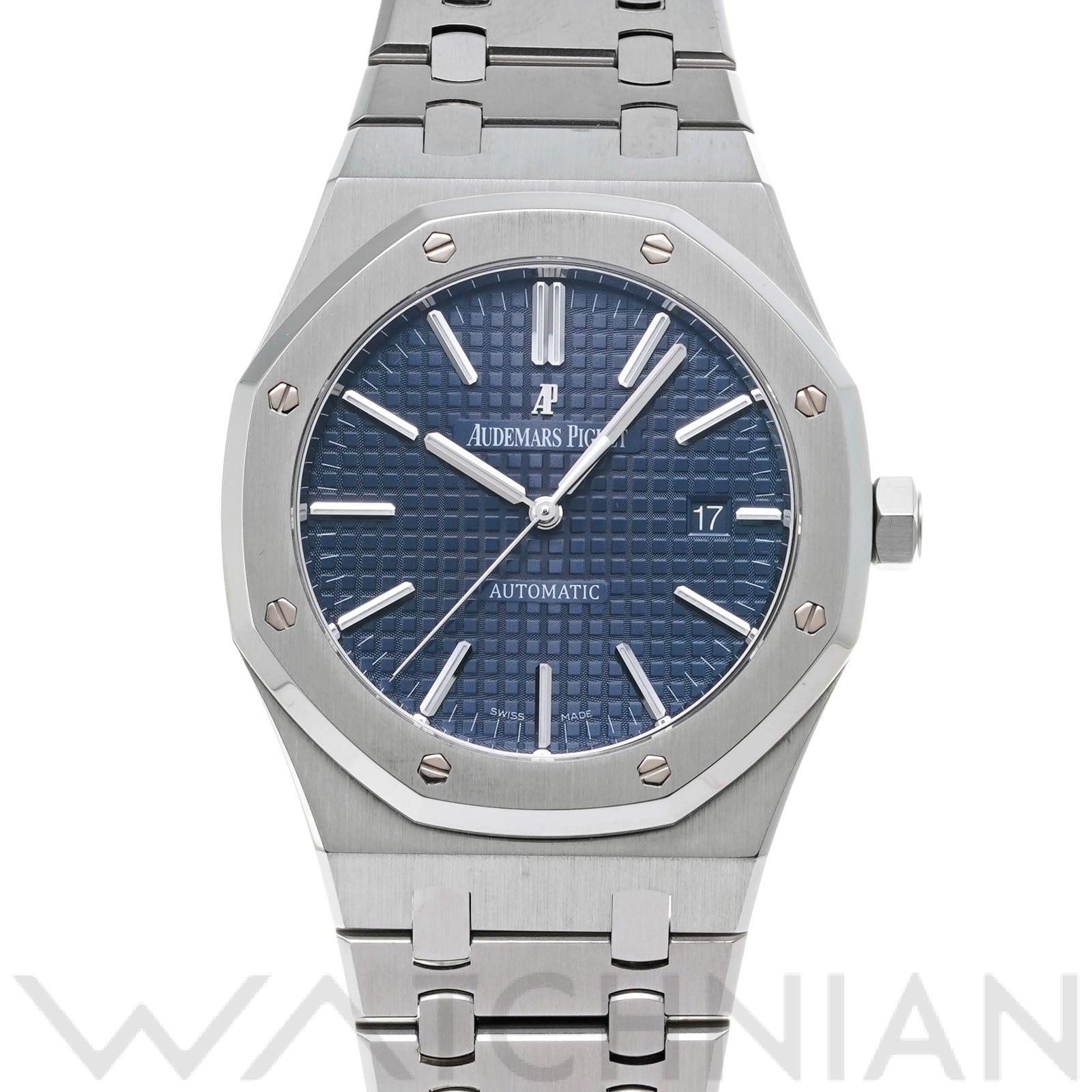 オーデマ ピゲ ロイヤルオーク 15400ST.OO.1220ST.03 ブルー メンズ 時計 【中古】【wristwatch】