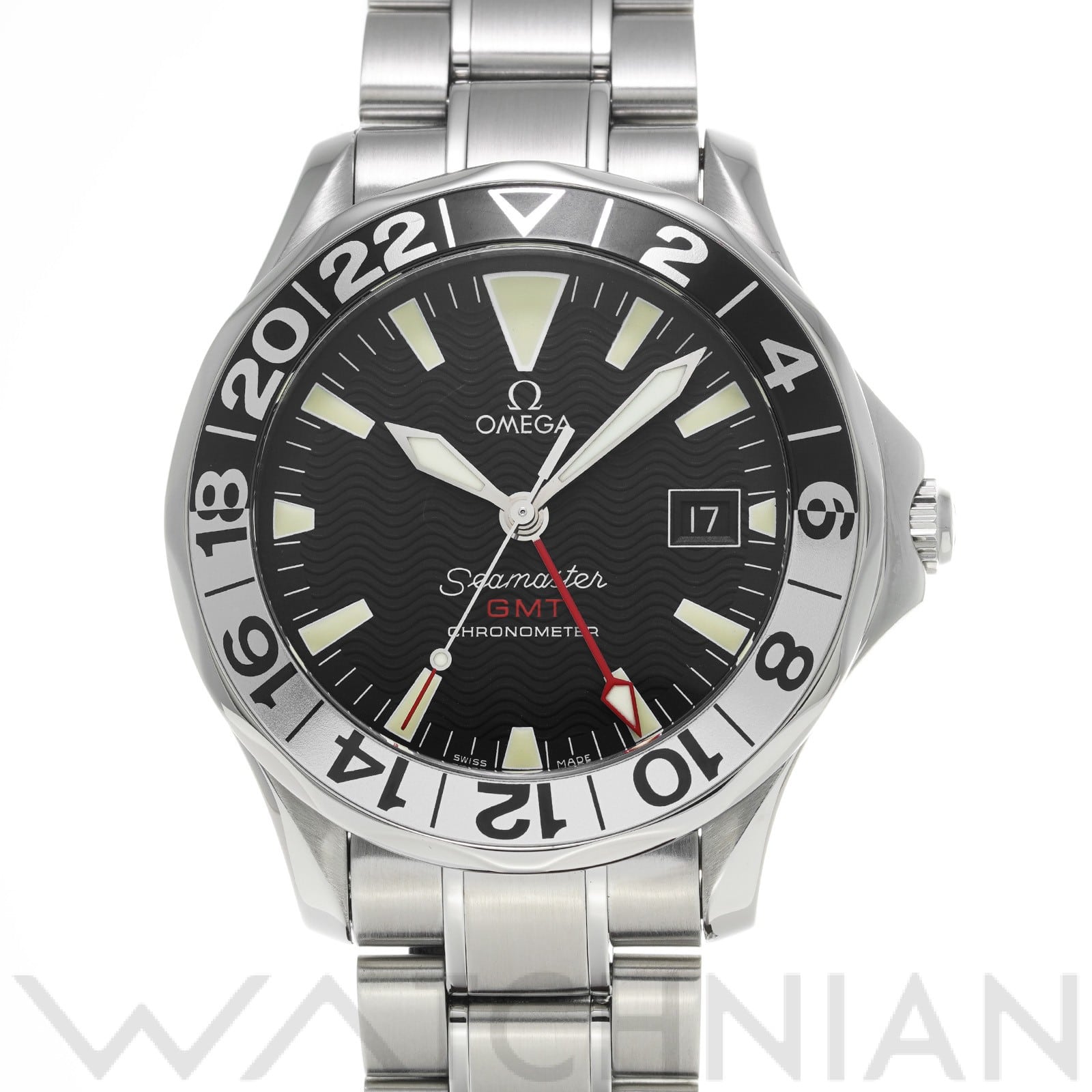 オメガ / OMEGA シーマスター 300 GMT 50th 2534.50 ブラック メンズ 時計 【中古】【wristwatch】