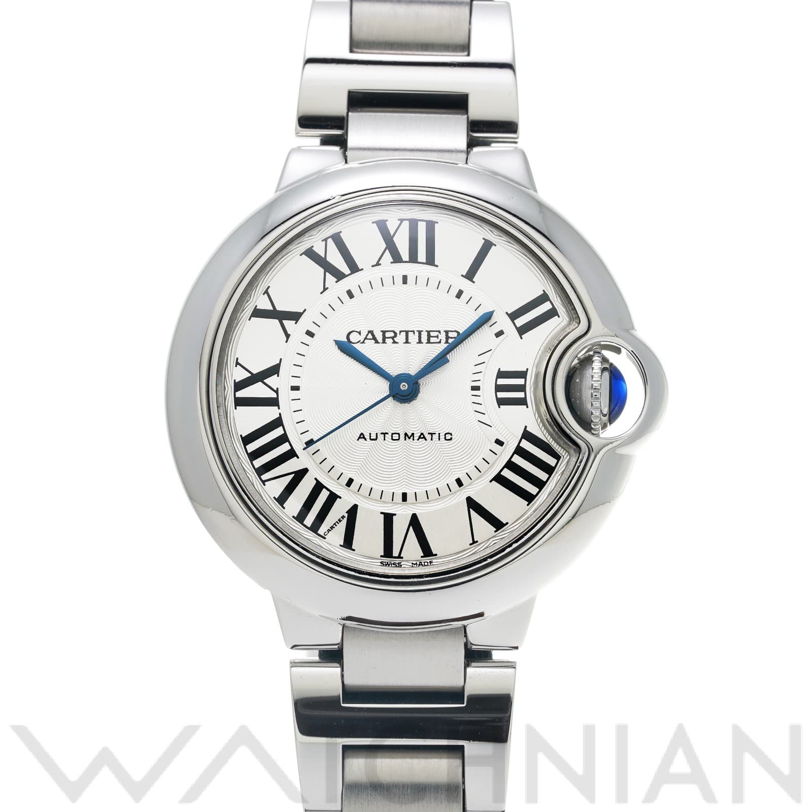 カルティエ / CARTIER バロンブルー ドゥ カルティエ 33mm W6920071 シルバー ユニセックス 時計 【中古】【wristwatch】
