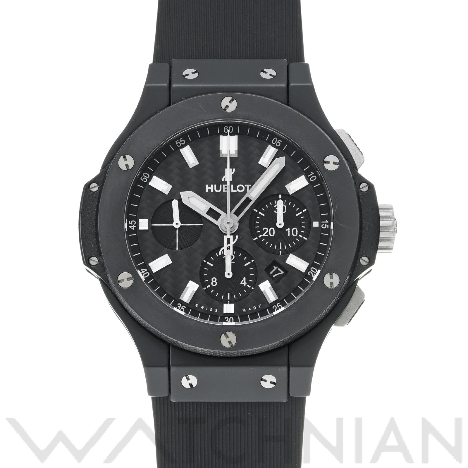 ビッグバン ブラックマジック 301.CI.1770.RX ブラック ウブロ HUBLOT メンズ 【中古】