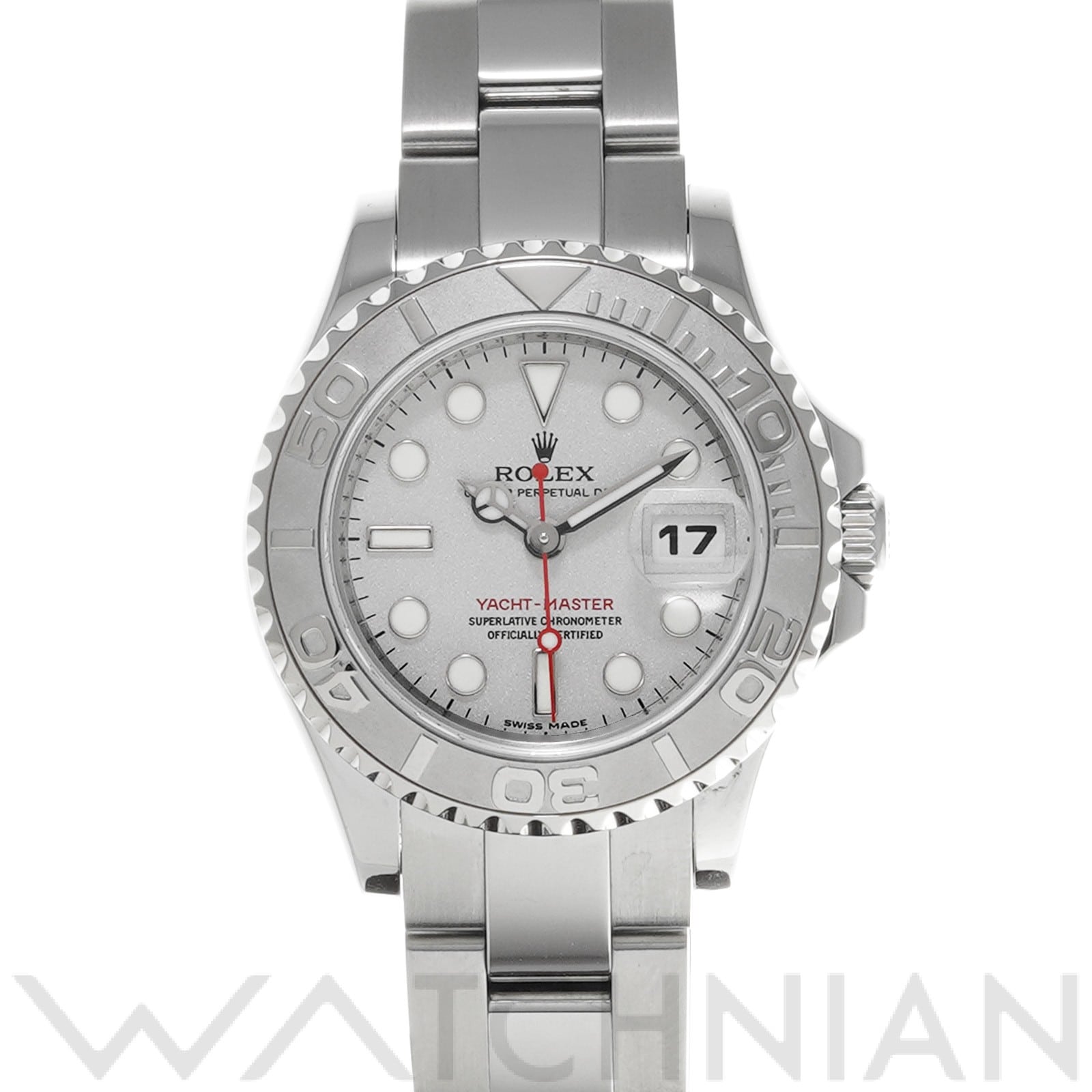 ヨットマスター 29 169622 M番(2008年頃製造) グレー ロレックス ROLEX レディース 【中古】