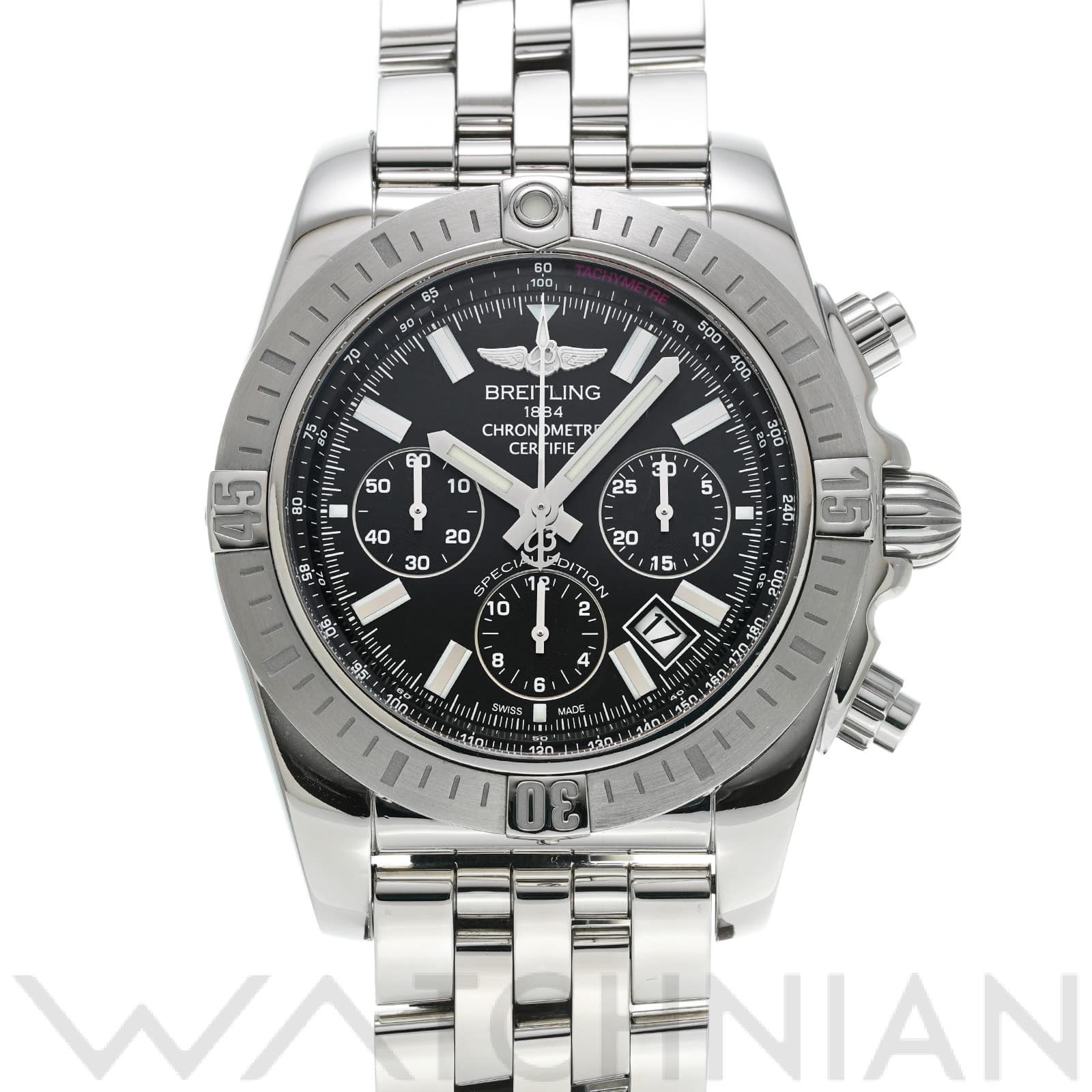 ブライトリング / BREITLING クロノマット 44 スペシャル AB011511/BF70 ブラック メンズ 時計 【中古】【wristwatch】