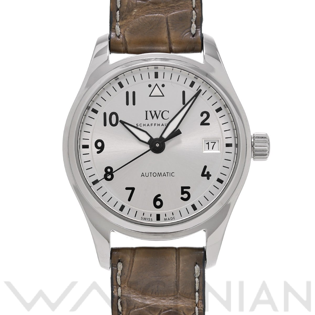 パイロットウォッチ オートマティック 36 IW324007 シルバー インターナショナルウォッチカンパニー IWC メンズ 【中古】