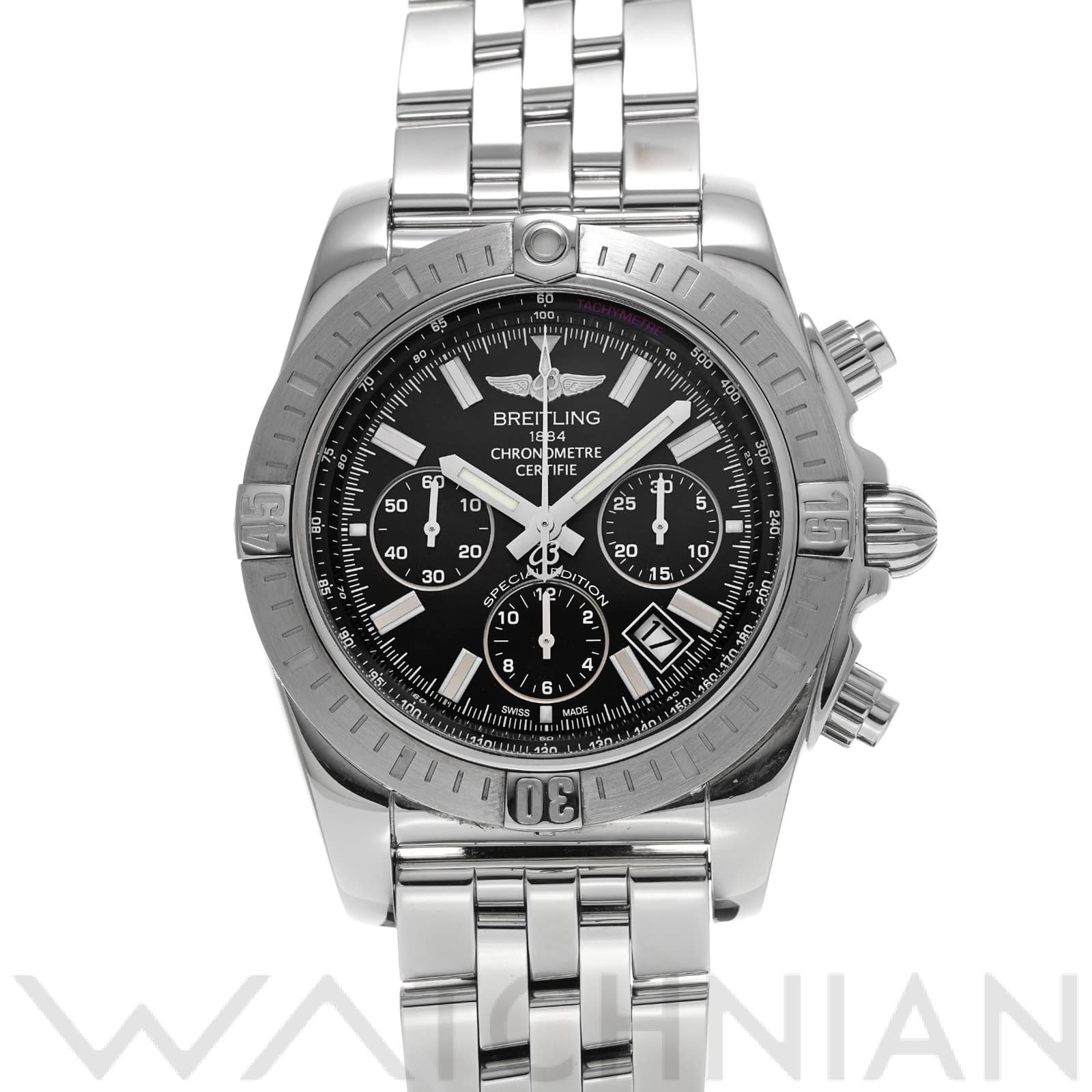 ブライトリング / BREITLING クロノマット 44 スペシャル AB011511/BF70 ブラック メンズ 時計 【中古】【wristwatch】