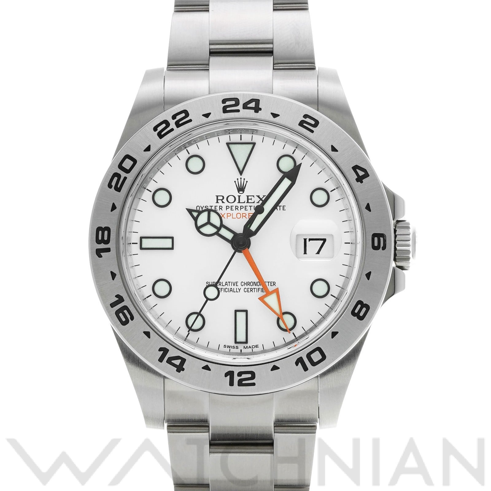 ロレックス エクスプローラーII 216570 ホワイト メンズ 時計 【中古】【wristwatch】