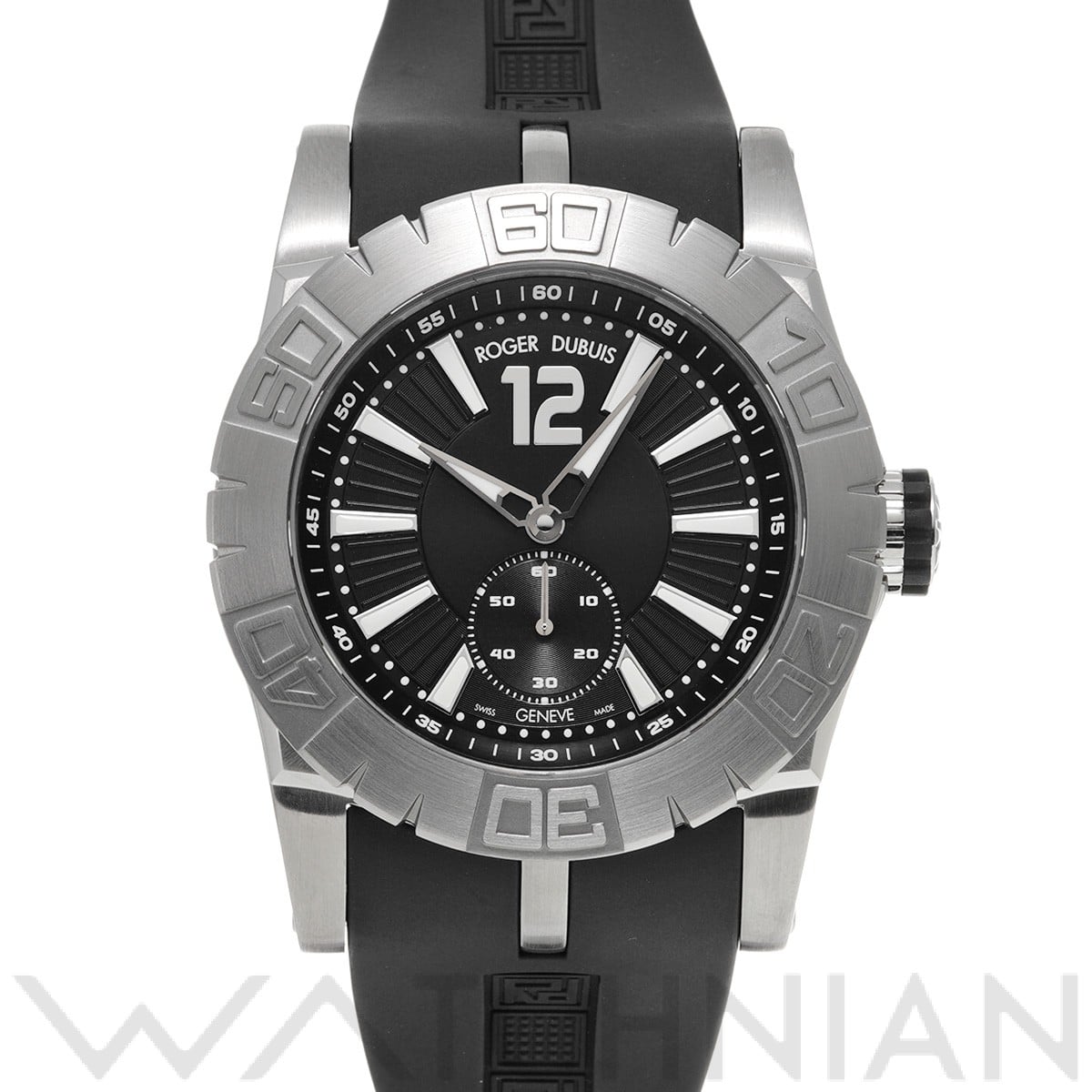 ニューイージーダイバー  SED46-821-91-00/09A01/A ブラック ロジェ デュブイ ROGER DUBUIS メンズ 【中古】