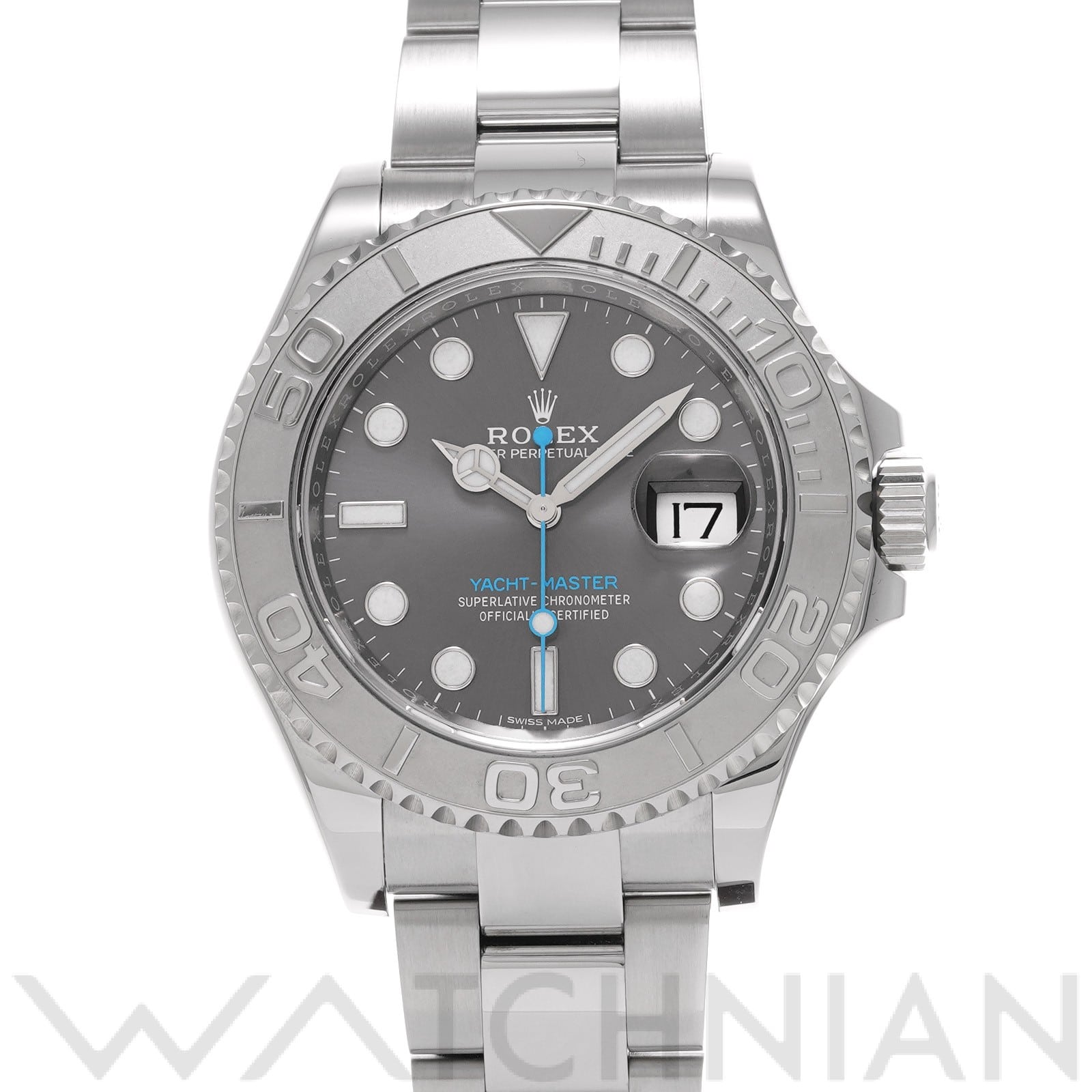 ヨットマスター 40 116622 ランダムシリアル ダークロジウム ロレックス ROLEX メンズ 【中古】