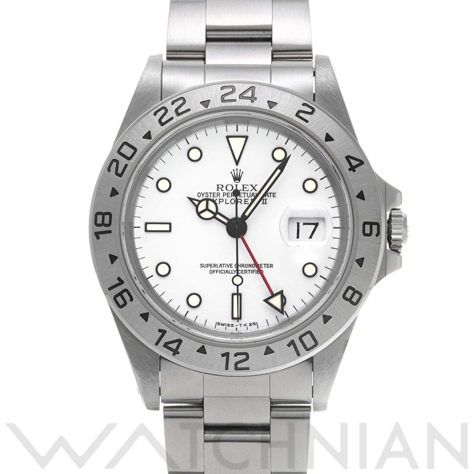 ロレックス エクスプローラーII 16570 ホワイト メンズ 時計 【中古】【wristwatch】