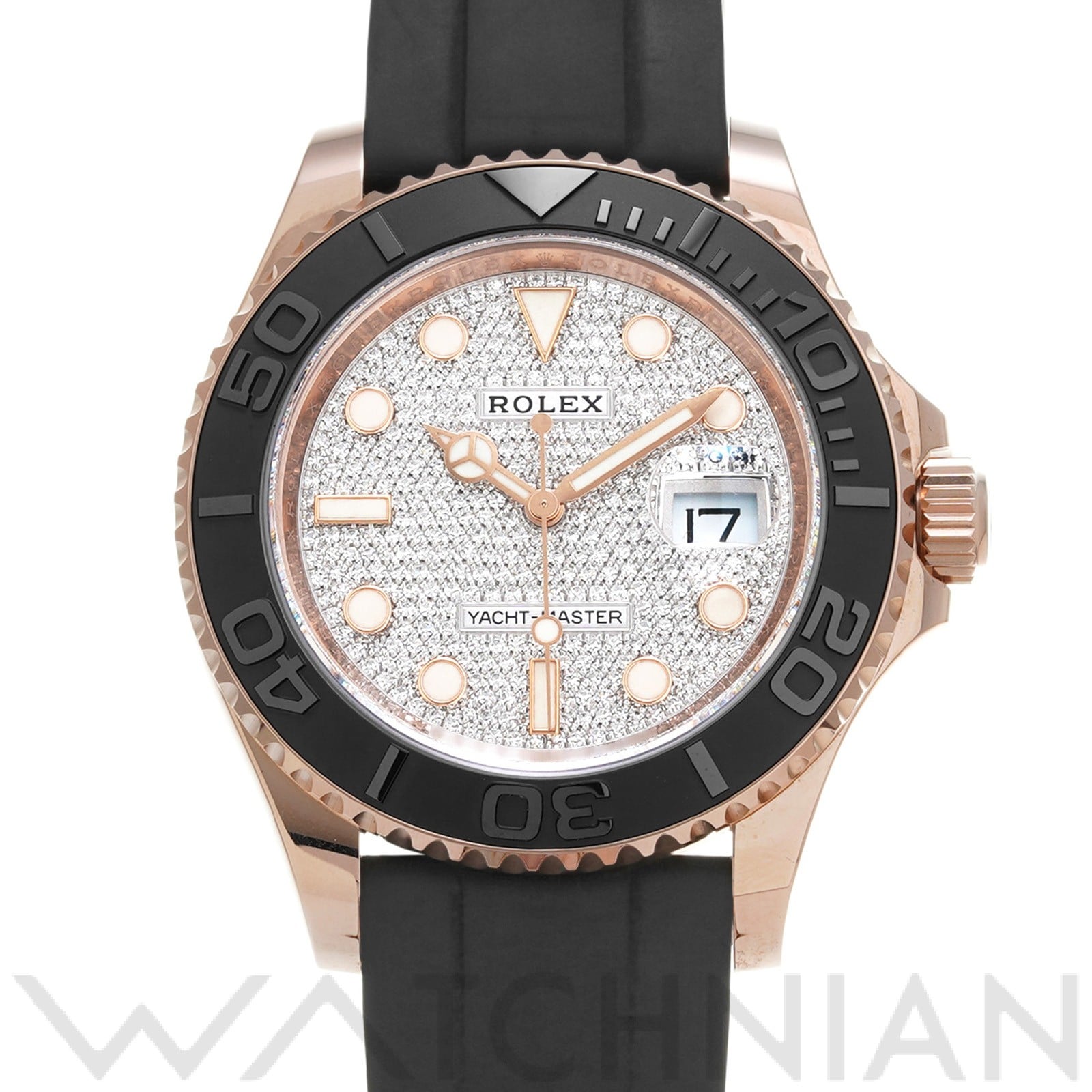 ヨットマスター 40 126655 ランダムシリアル パヴェダイヤモンド ロレックス ROLEX メンズ 【中古】