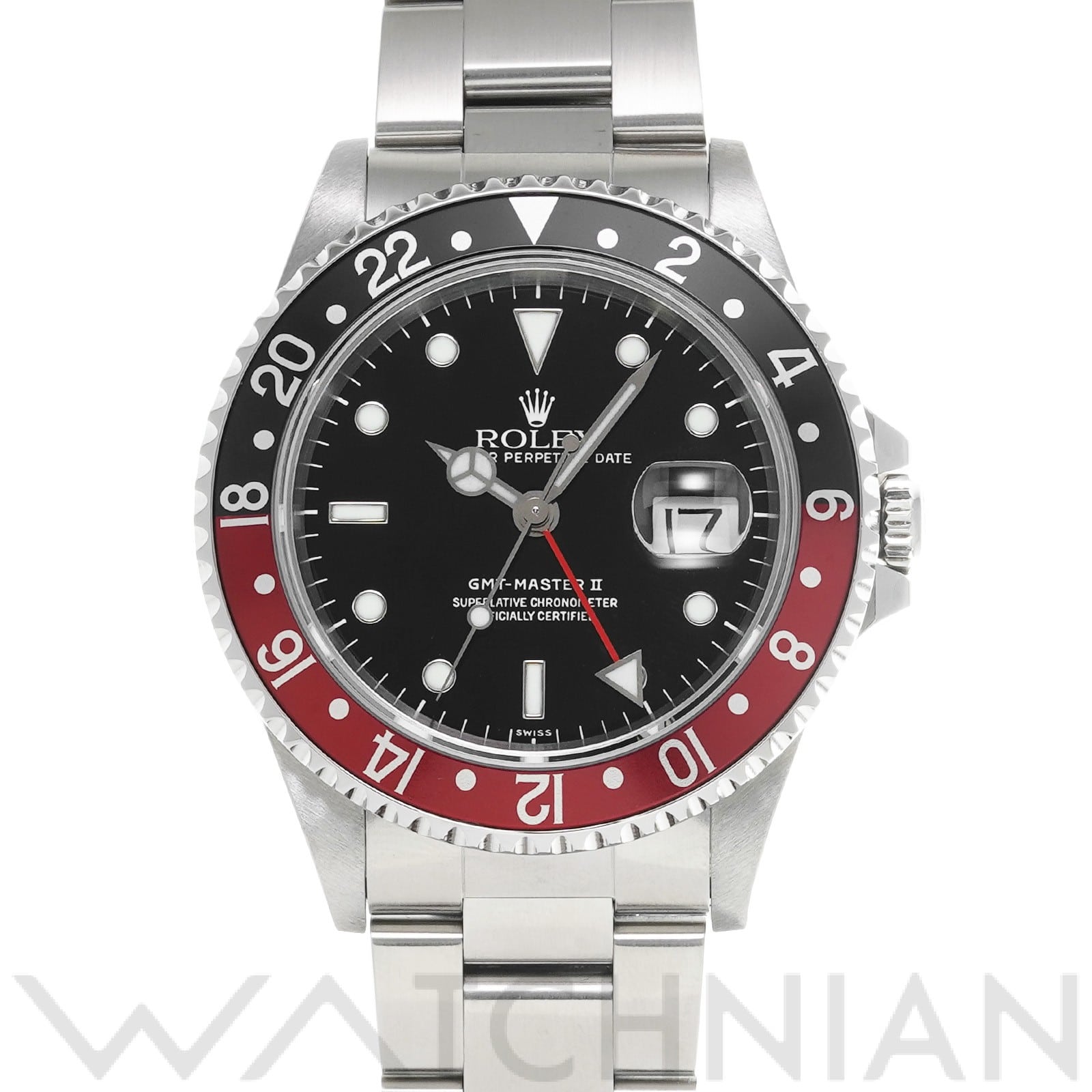 ロレックス GMTマスターII 16710 ブラック メンズ 時計 【中古】【wristwatch】