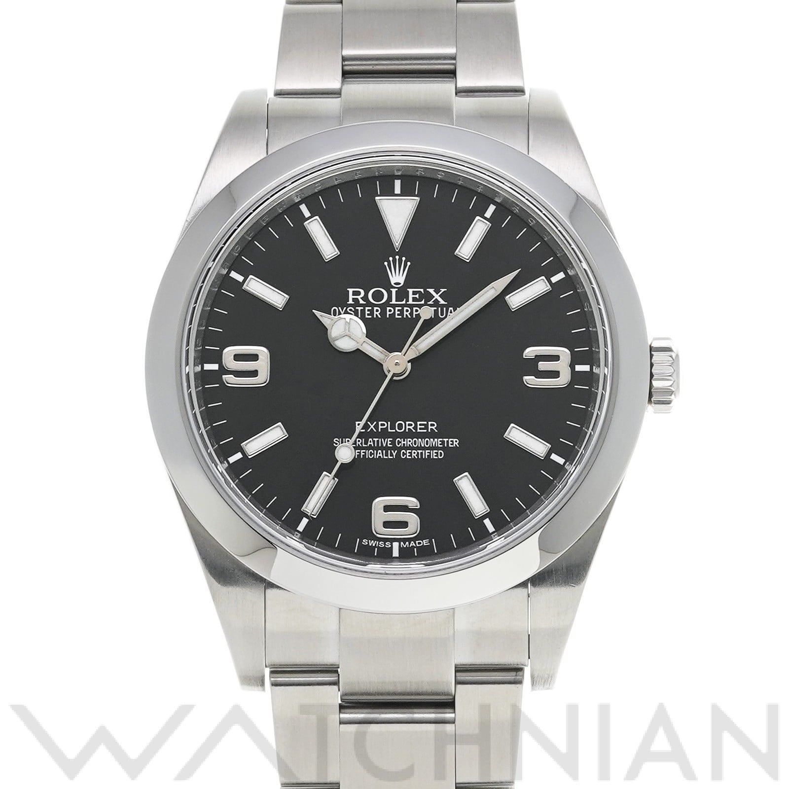 ロレックス エクスプローラー 214270 ブラック メンズ 時計 【中古】【wristwatch】