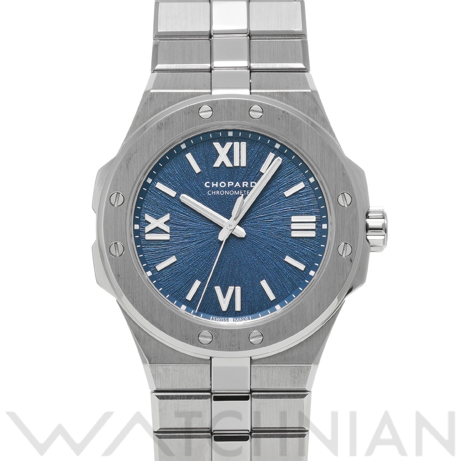 ショパール アルパイン イーグル 36 298601-3001 ブルー ユニセックス 時計 【中古】【wristwatch】