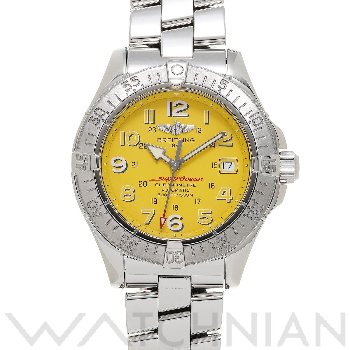 ブライトリング / BREITLING スーパーオーシャン A1736006/I514 イエロー メンズ 時計 【中古】【wristwatch】