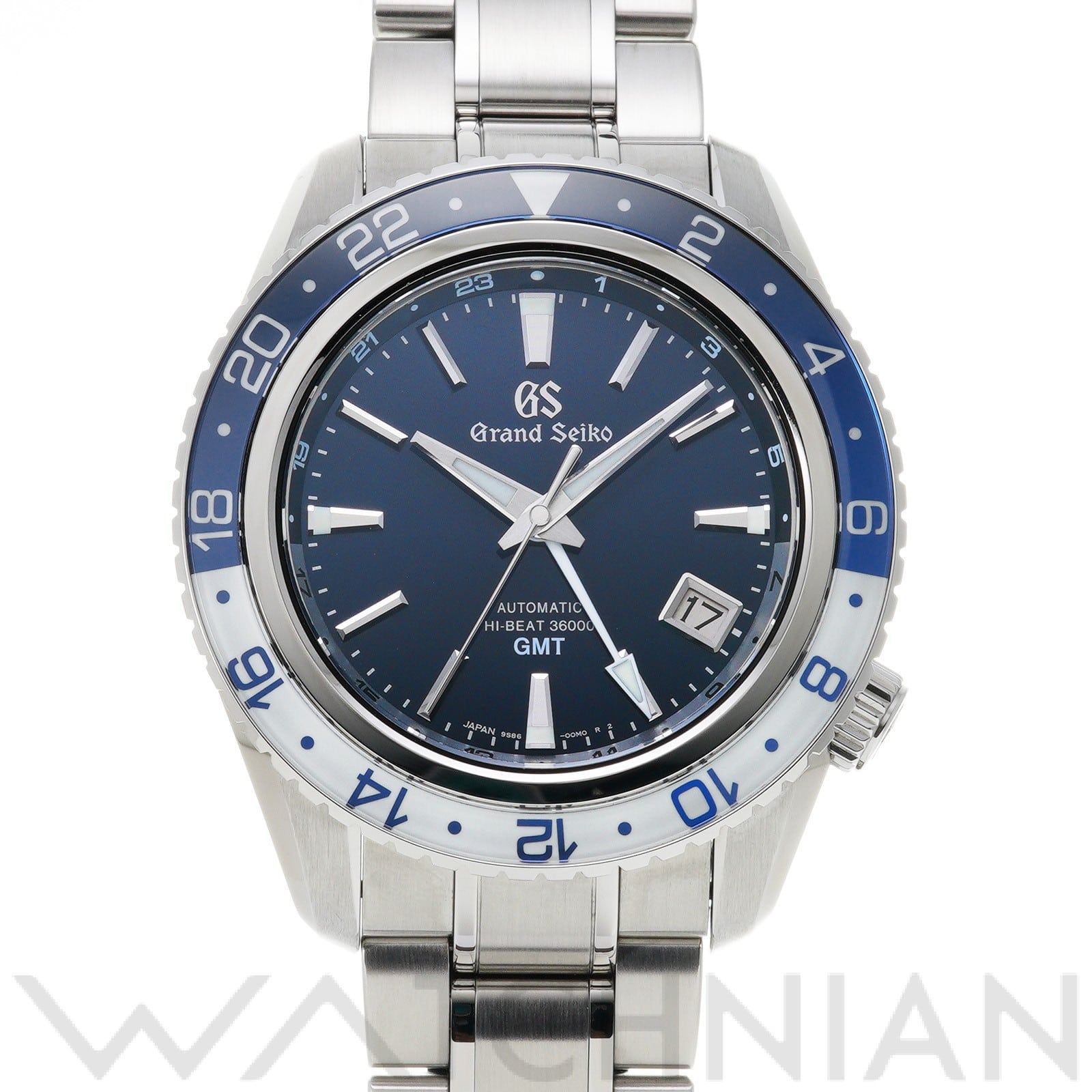 グランドセイコー / Grand Seiko スポーツコレクション メカニカル ハイビート36000 GMT SBGJ237 ミッドナイトブルー メンズ 時計 【中古】【wristwatch】
