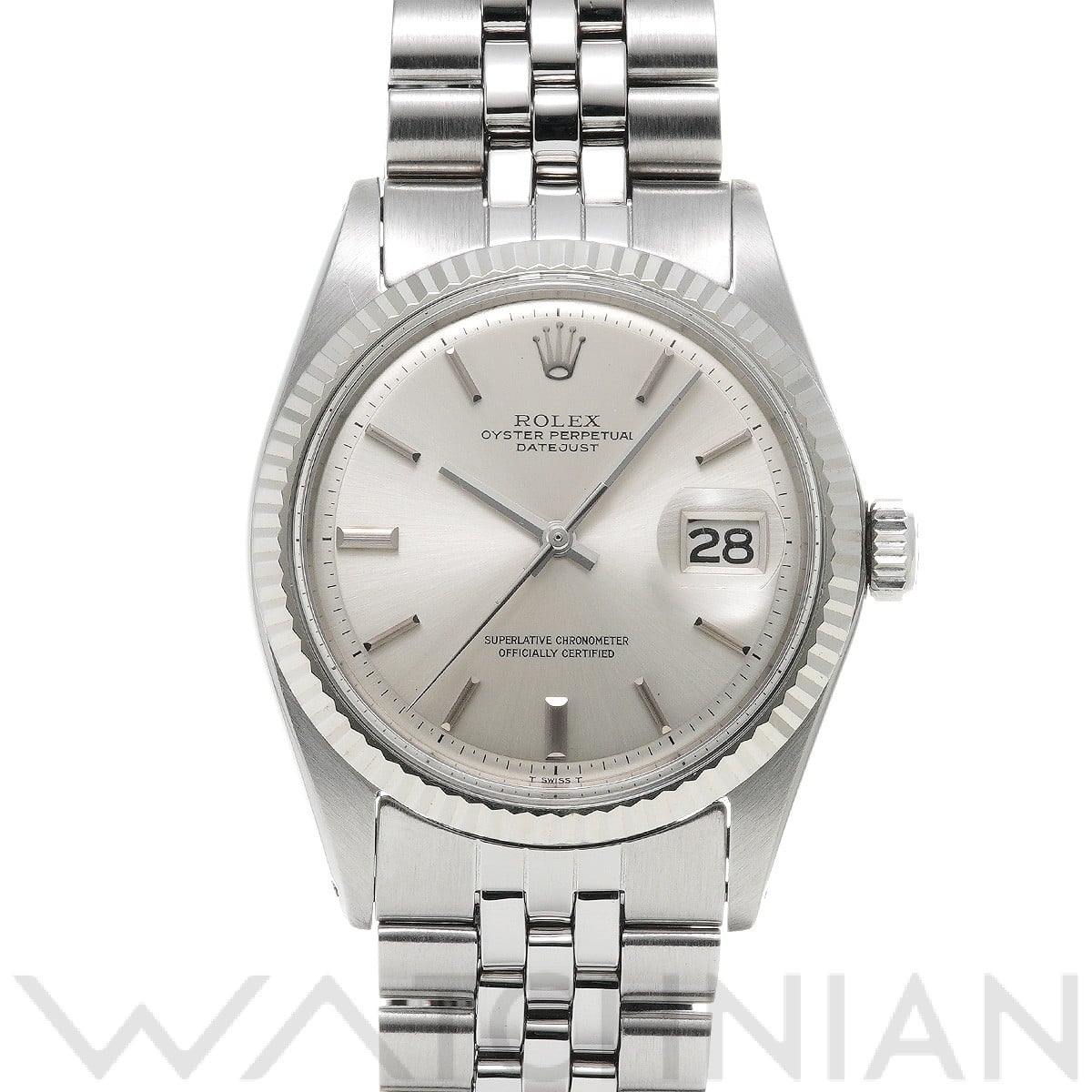 デイトジャスト 1601 24番台(1970年頃製造) シルバー ロレックス ROLEX メンズ 【中古】