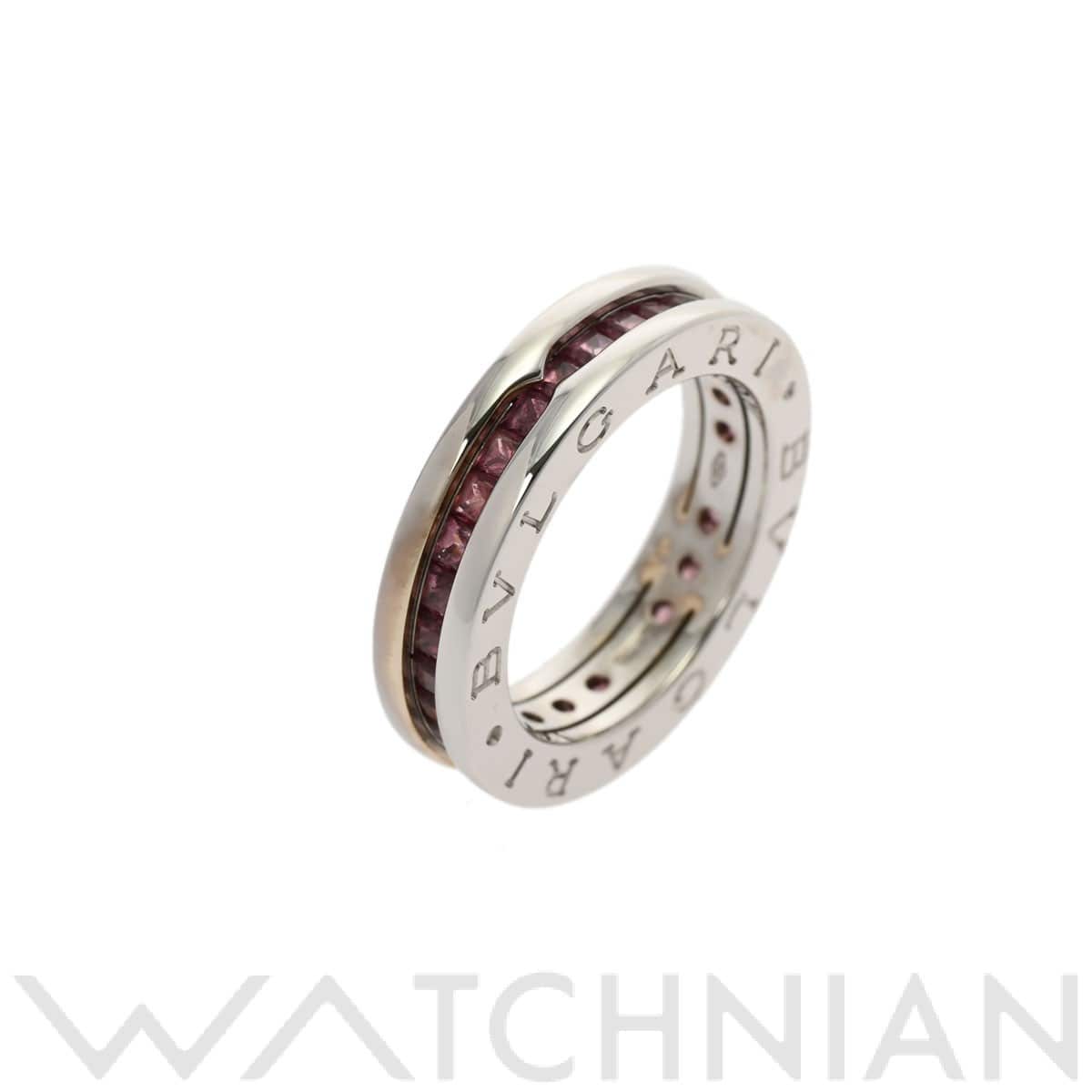 ブルガリ B.ZERO1 リング #49 シルバー K18ホワイトゴールド WG レディース ジュエリー 【中古】【jewelry】