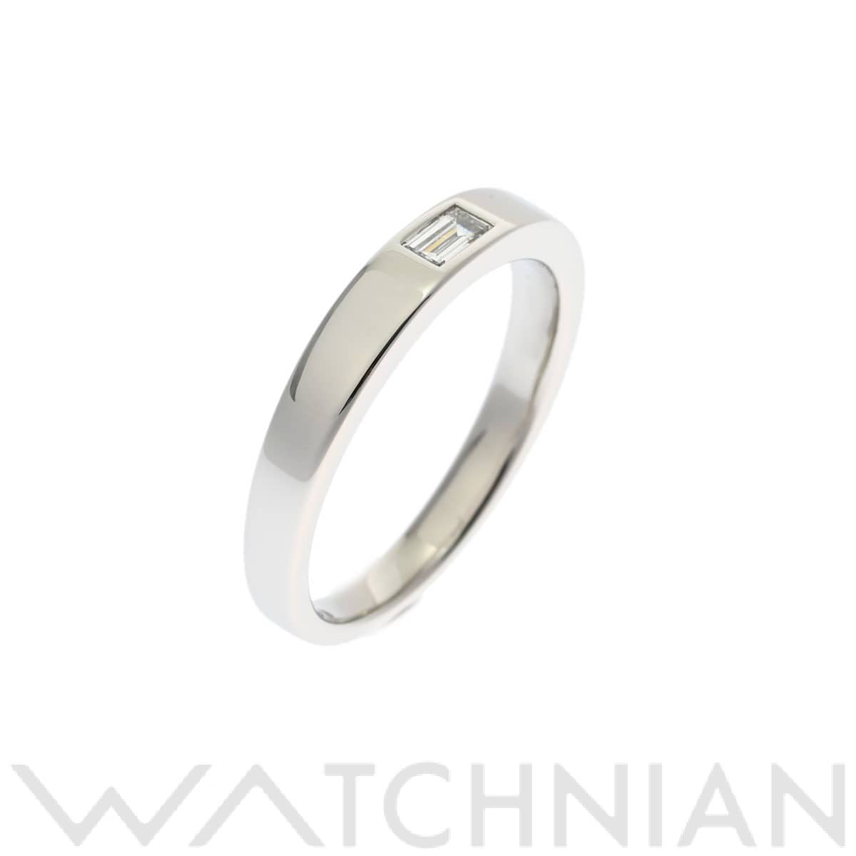 ハリー ウィンストン ワンバゲット ダイヤリング シルバー Pt950プラチナ レディース ジュエリー 【中古】【jewelry】