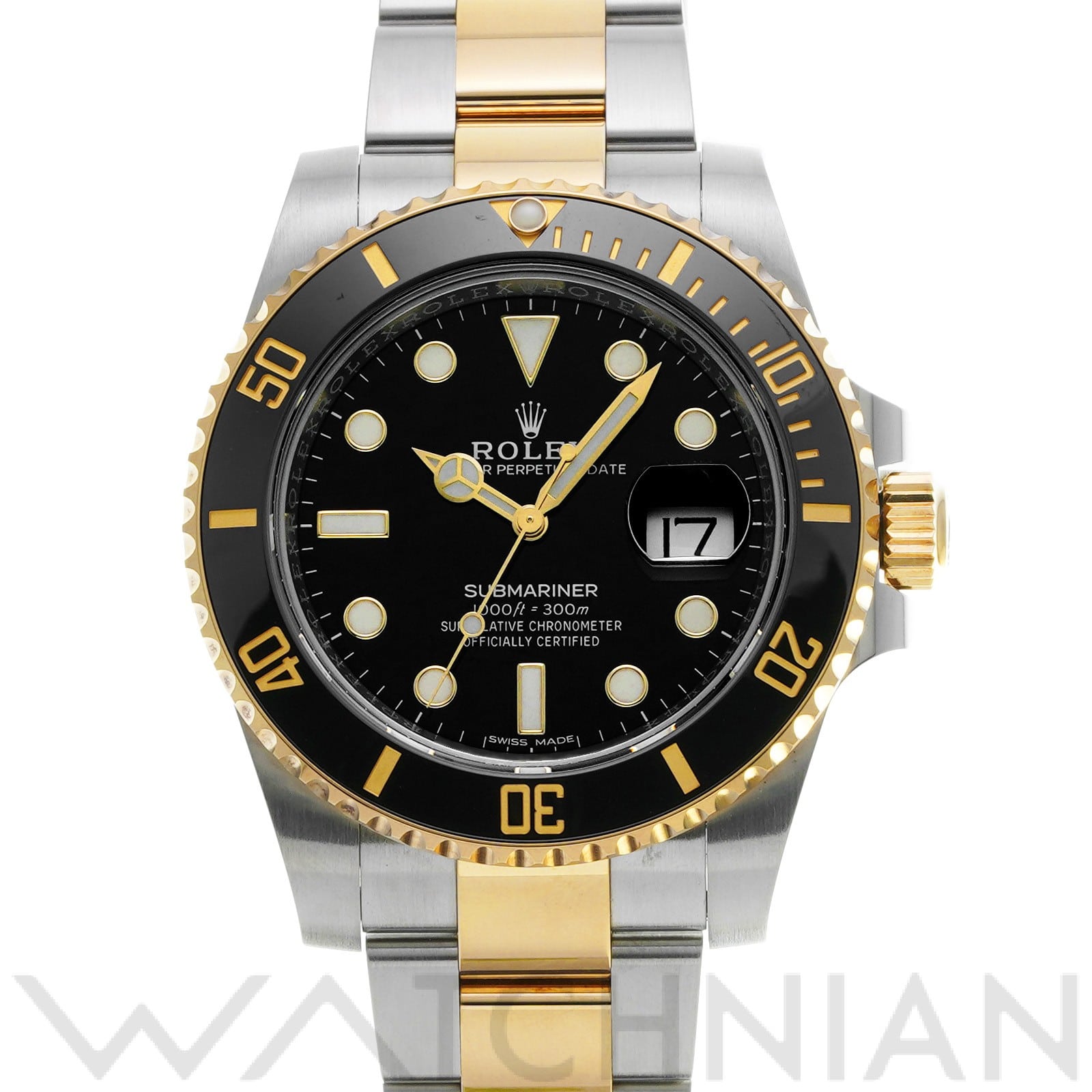 サブマリーナ デイト 116613LN ランダムシリアル ブラック ロレックス ROLEX メンズ 【中古】