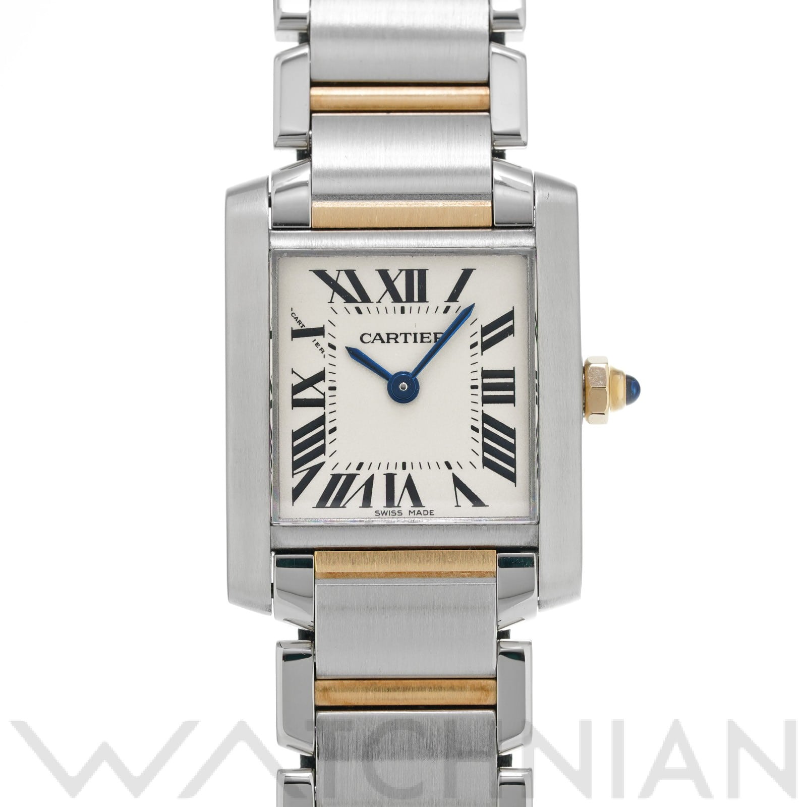 カルティエ / CARTIER タンク フランセーズ SM W51007Q4 シルバー レディース 時計 【中古】【wristwatch】