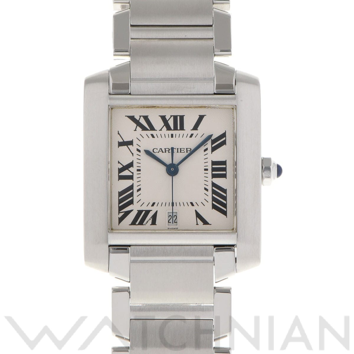 カルティエ / CARTIER タンク フランセーズ LM W51002Q3 シルバー メンズ 時計 【中古】【wristwatch】