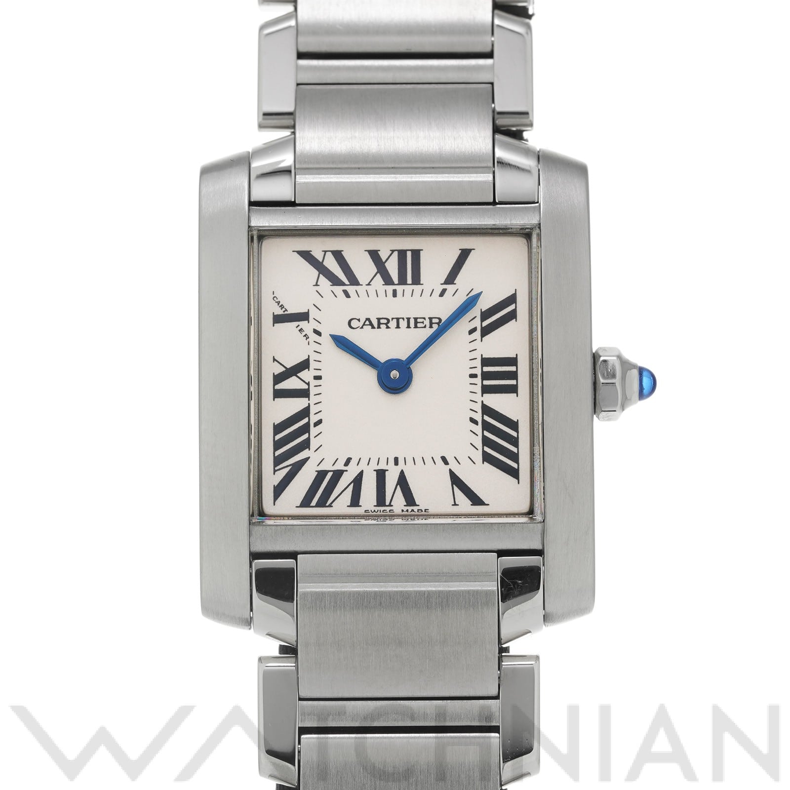 カルティエ / CARTIER タンク フランセーズ SM W51008Q3 シルバー レディース 時計 【中古】【wristwatch】