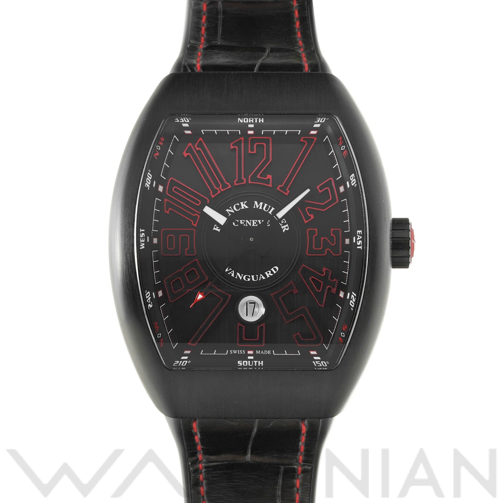 ヴァンガード  V45SCDTTTNRBRER ブラック フランクミュラー FRANCK MULLER メンズ 【中古】