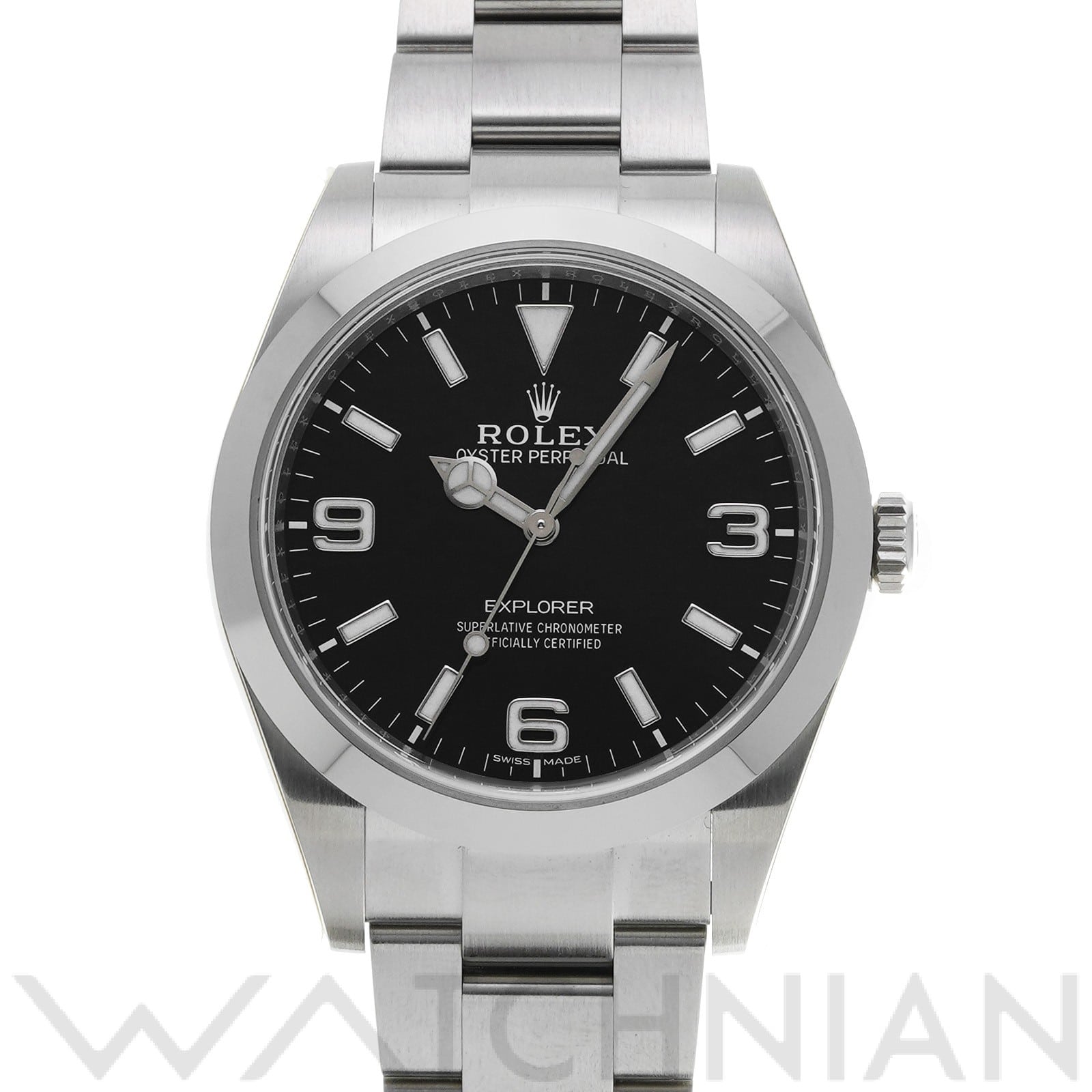 ロレックス エクスプローラー 214270 ブラック メンズ 時計 【中古】【wristwatch】