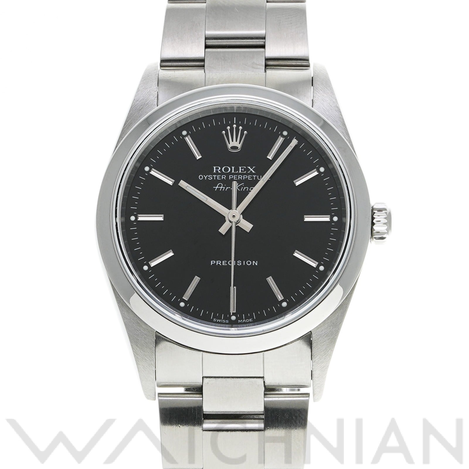 ロレックス エアキング 14000M ブラック メンズ 時計 【中古】【wristwatch】