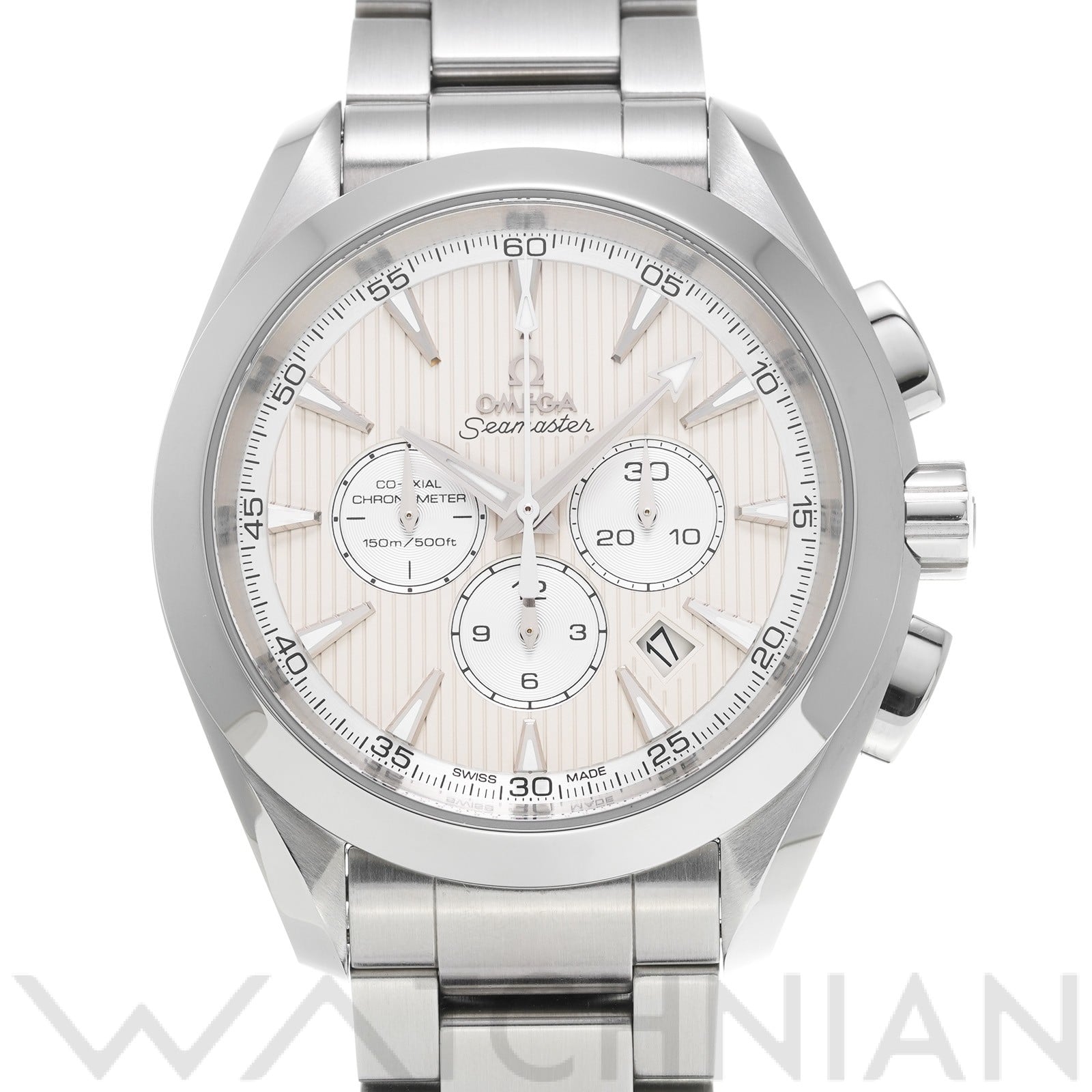 オメガ / OMEGA シーマスター アクアテラ コーアクシャル クロノグラフ 231.10.44.50.09.001 ホワイト/シルバー メンズ 時計 【中古】【wristwatch】