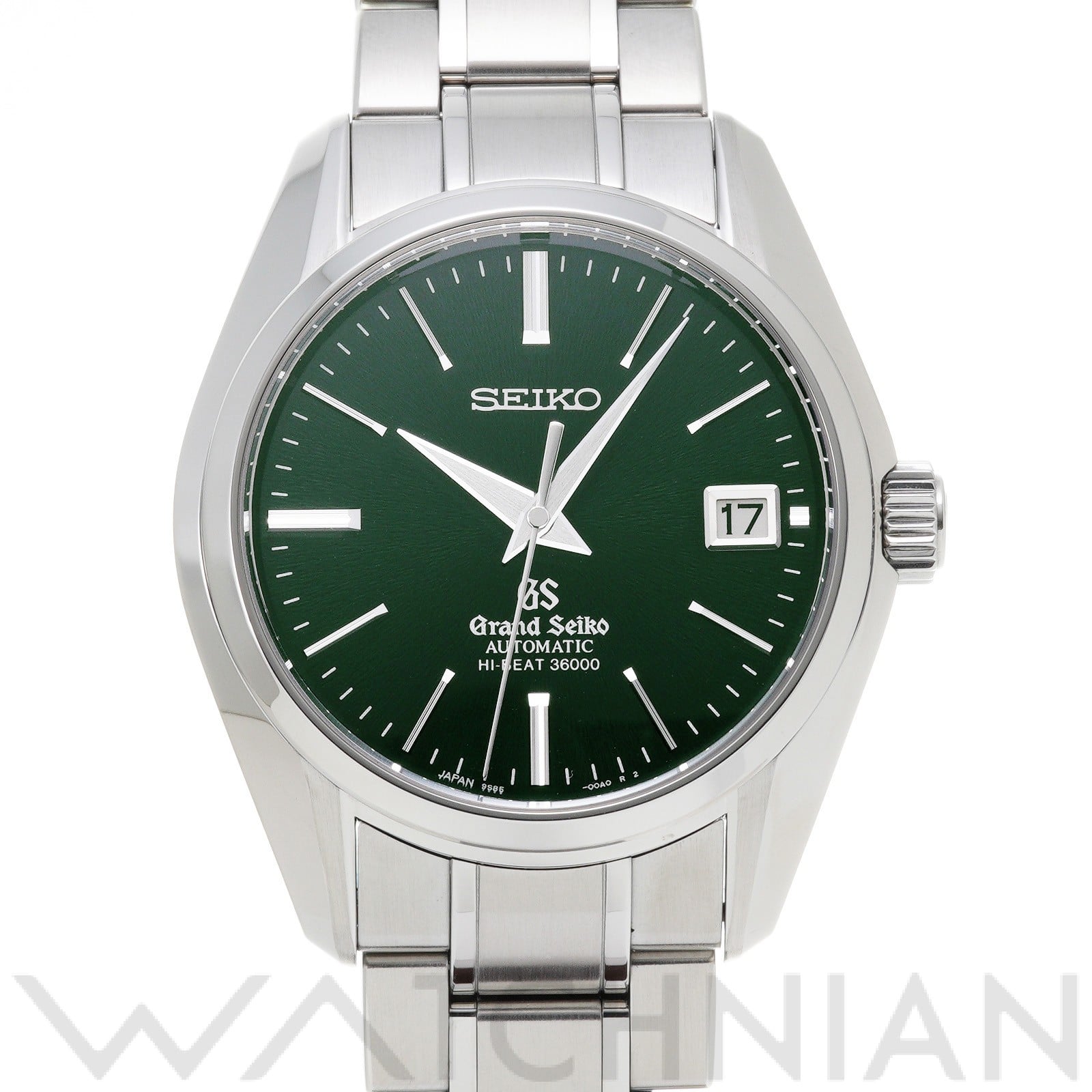 グランドセイコー メカニカル ハイビート36000 SBGH003 グリーン メンズ 時計 【中古】【wristwatch】