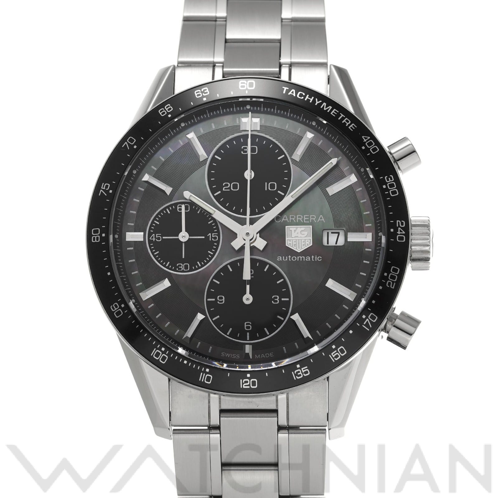 タグ ホイヤー / TAG HEUER カレラ キャリバー16 クロノグラフ CV201K.BA0794 ブラックシェル/ブラック メンズ 時計 【中古】【wristwatch】