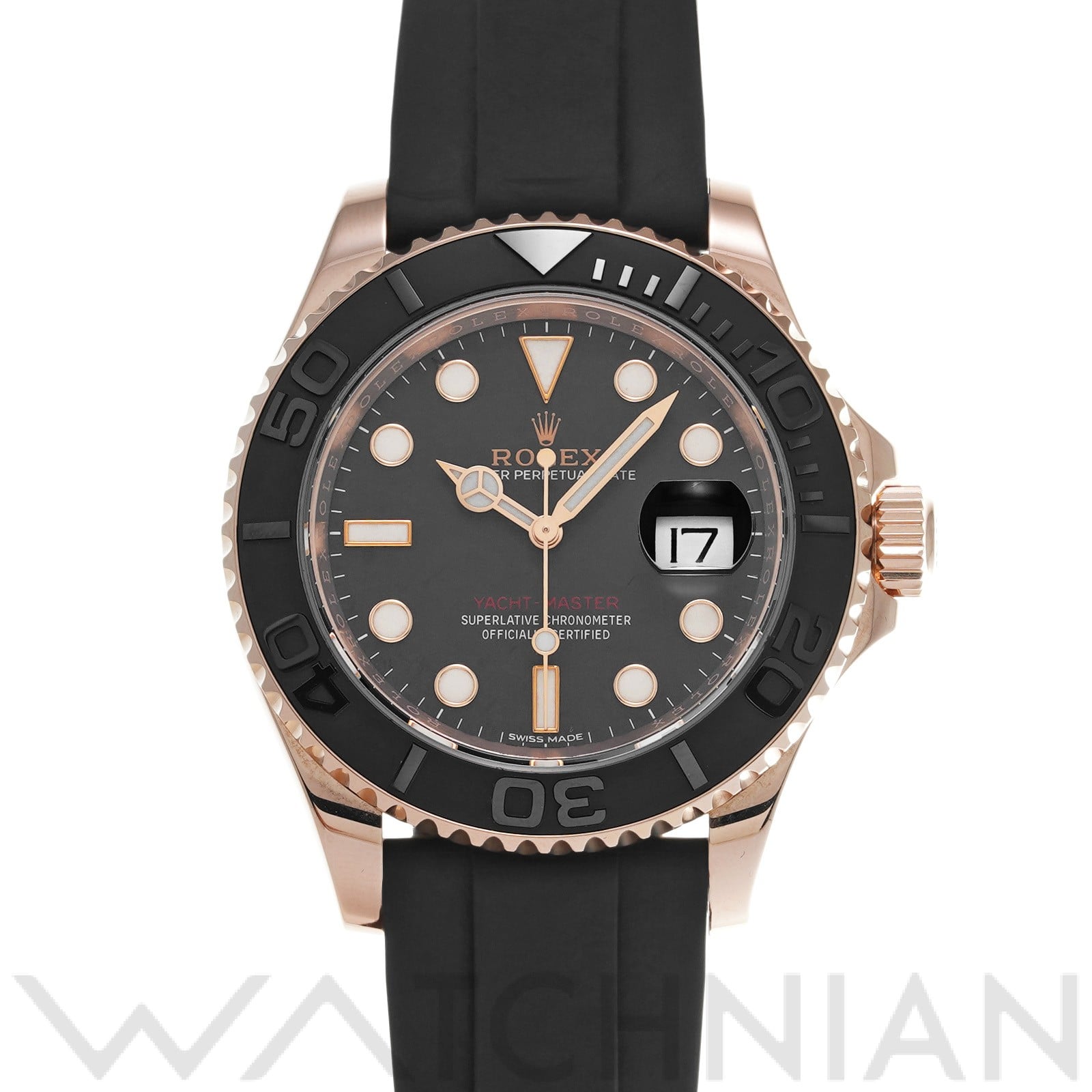 ヨットマスター 40 116655 ランダムシリアル ブラック ロレックス ROLEX メンズ 【中古】